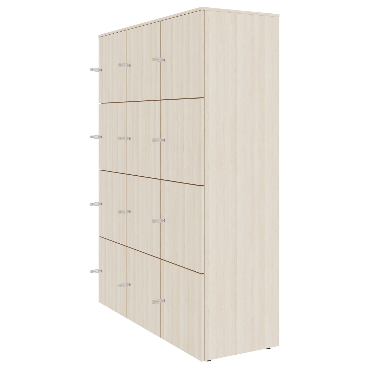 CHOICE Spind | 1353 x 1836 mm, 12 Schließfächer, Sandesche