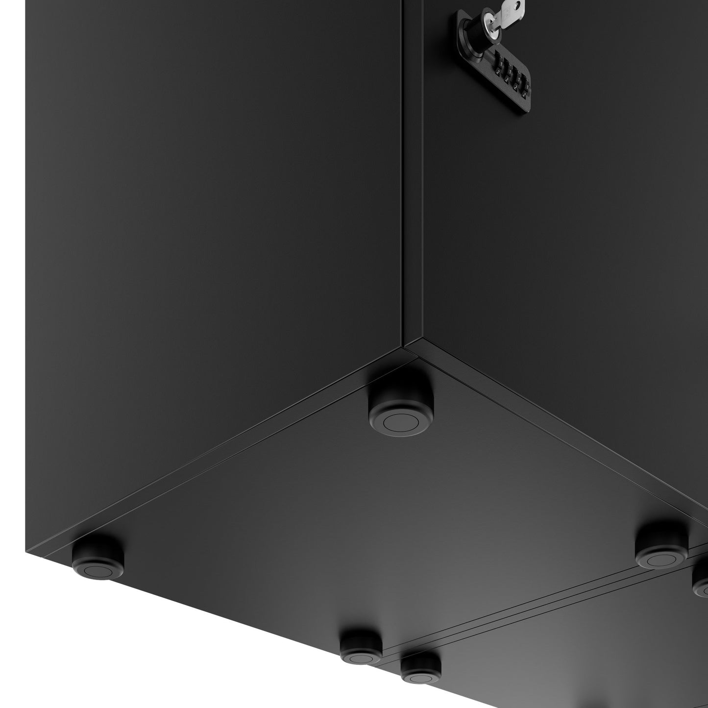 CHOICE Spind | 1353 x 1836 mm, 12 Schließfächer, Schwarz