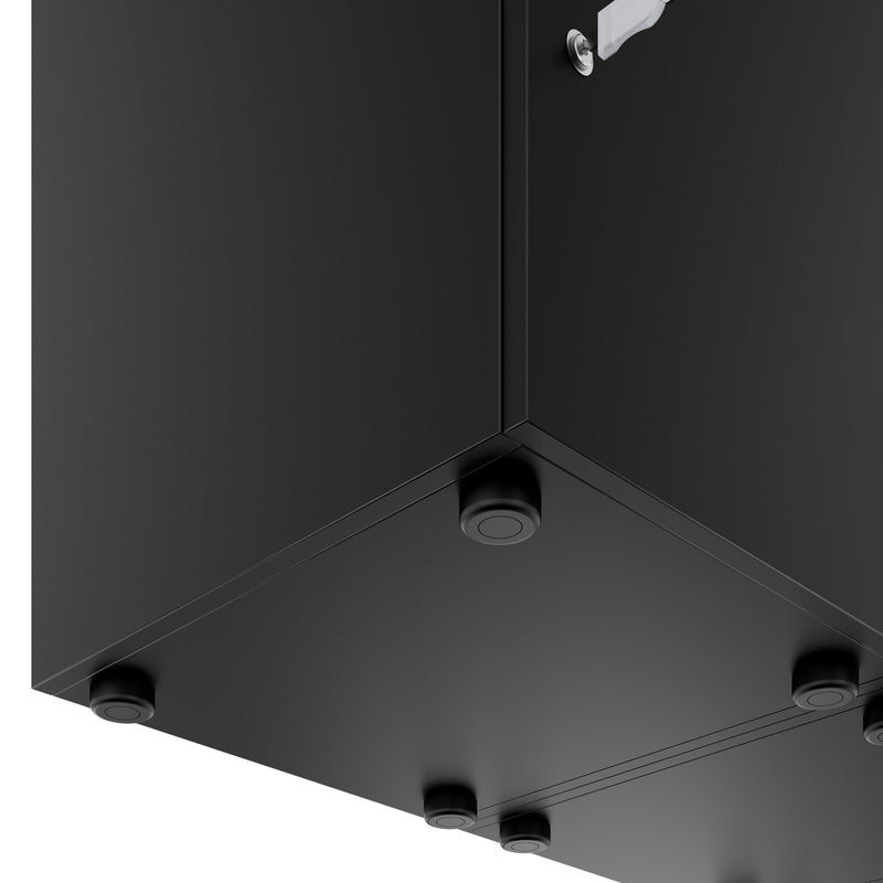 CHOICE Spind | 1353 x 1836 mm, 12 Schließfächer, Schwarz - 6 Main Image