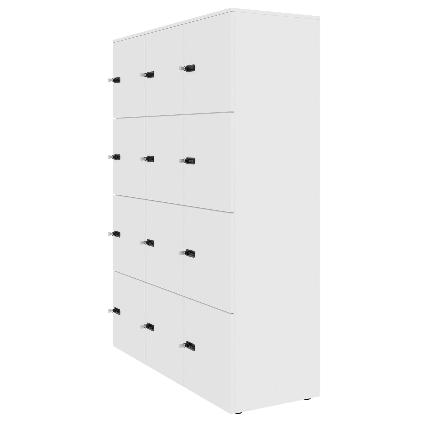 CHOICE Locker | 1353 x 1836 mm, 12 lockers, white