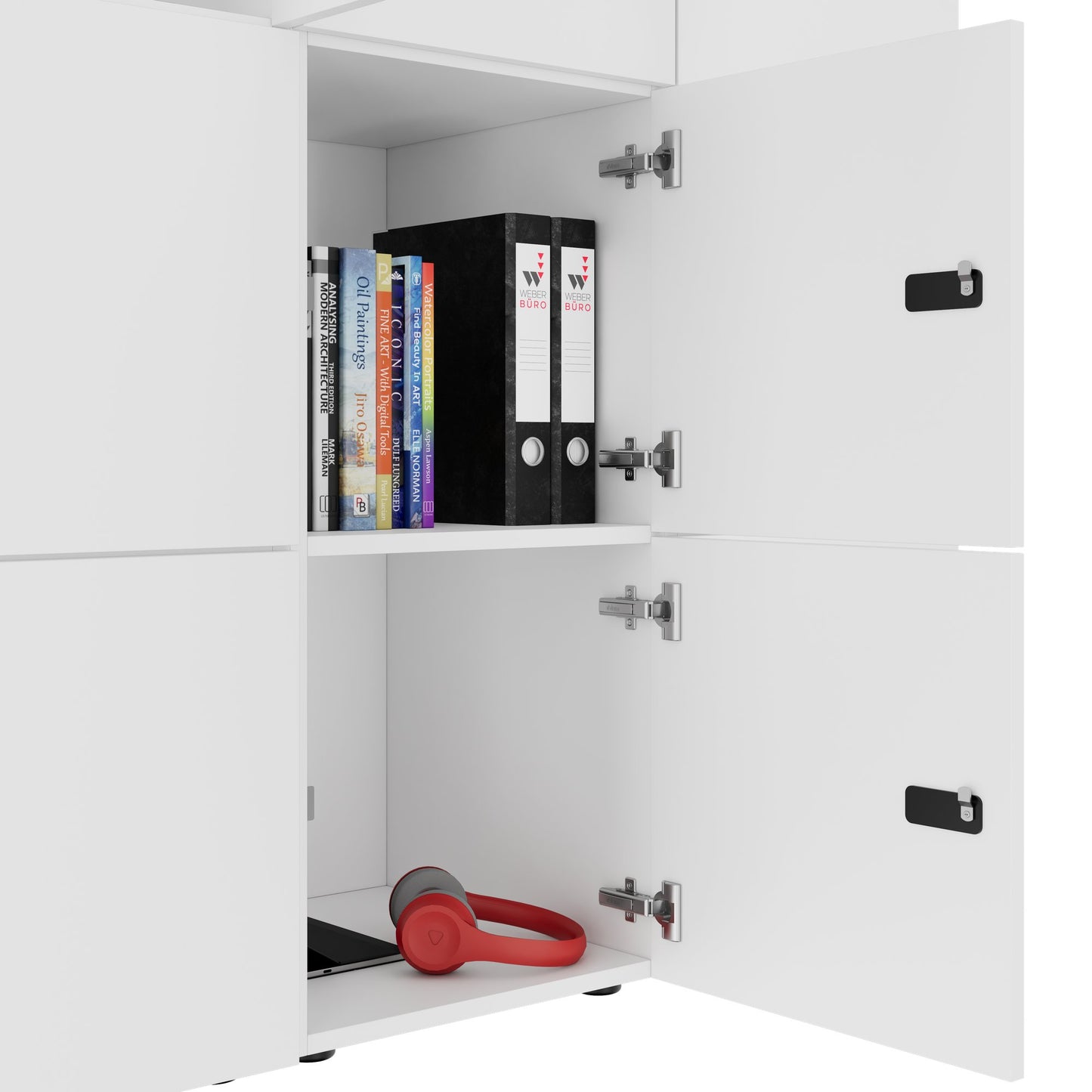 CHOICE Locker | 1353 x 1836 mm, 12 lockers, white