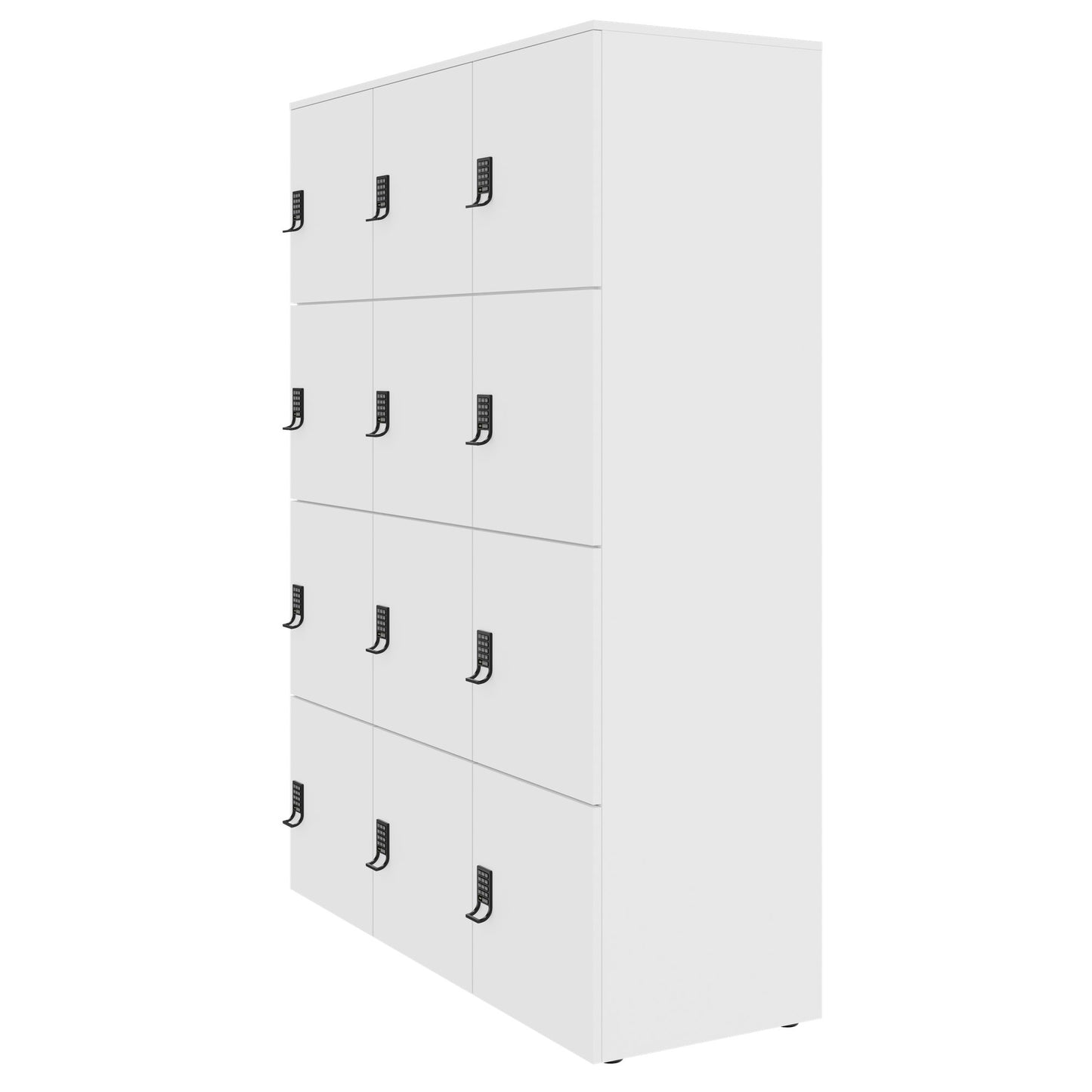 CHOICE Locker | 1353 x 1836 mm, 12 lockers, white