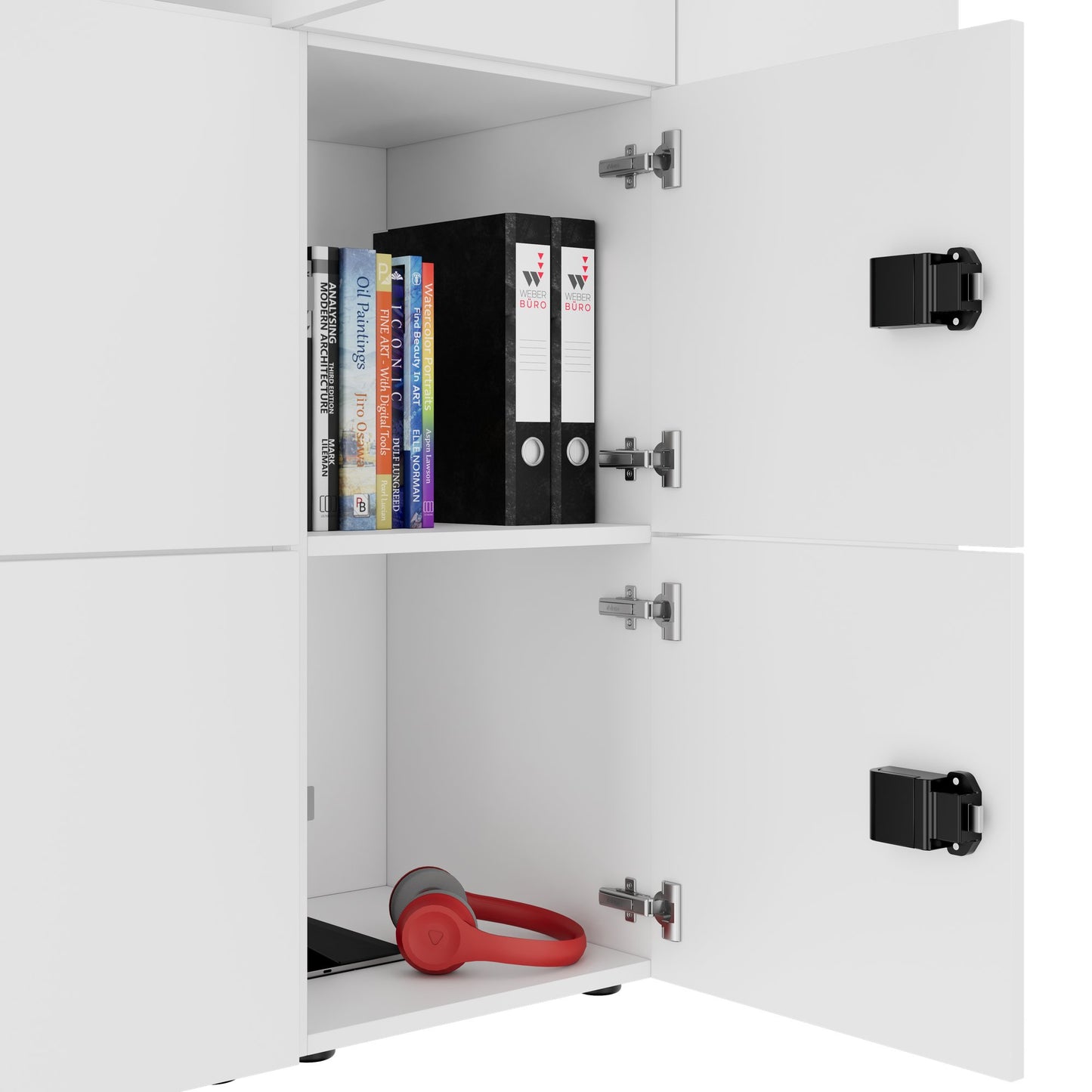 CHOICE Locker | 1353 x 1836 mm, 12 lockers, white