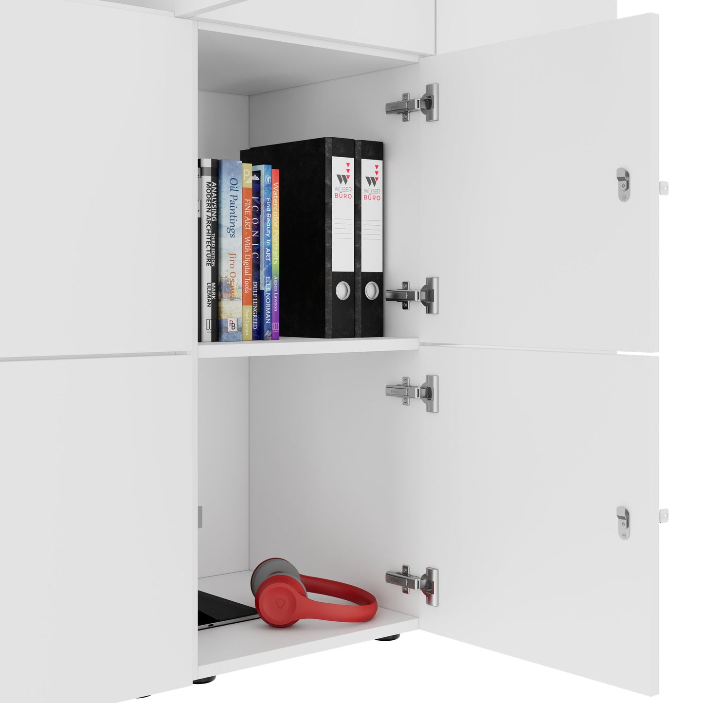 CHOICE Locker | 1353 x 1836 mm, 12 lockers, white