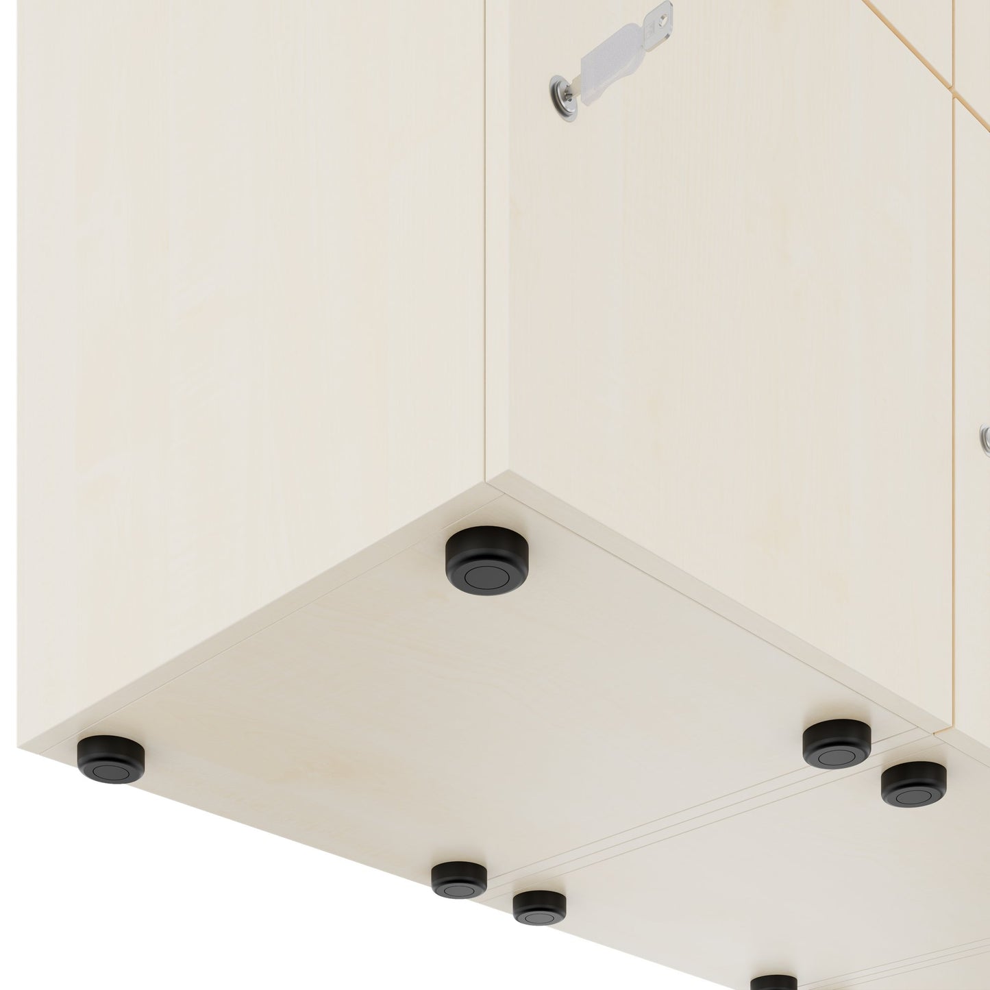 CHOICE Spind | 1800 x 1704 mm, 12 Schliessfächer, Blumenkästen, Ahorn