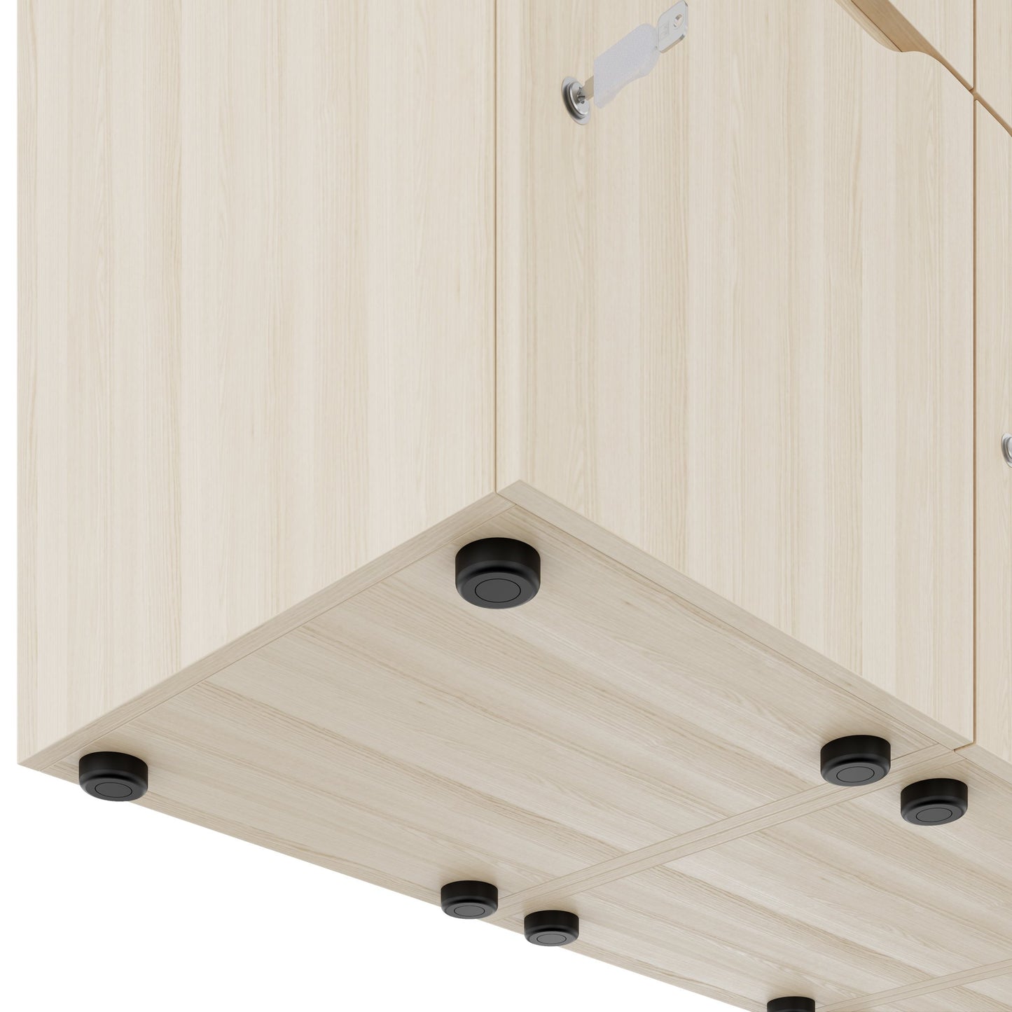 CHOICE Spind | 1800 x 1704 mm, 12 Schliessfächer, Blumenkästen, Sandesche