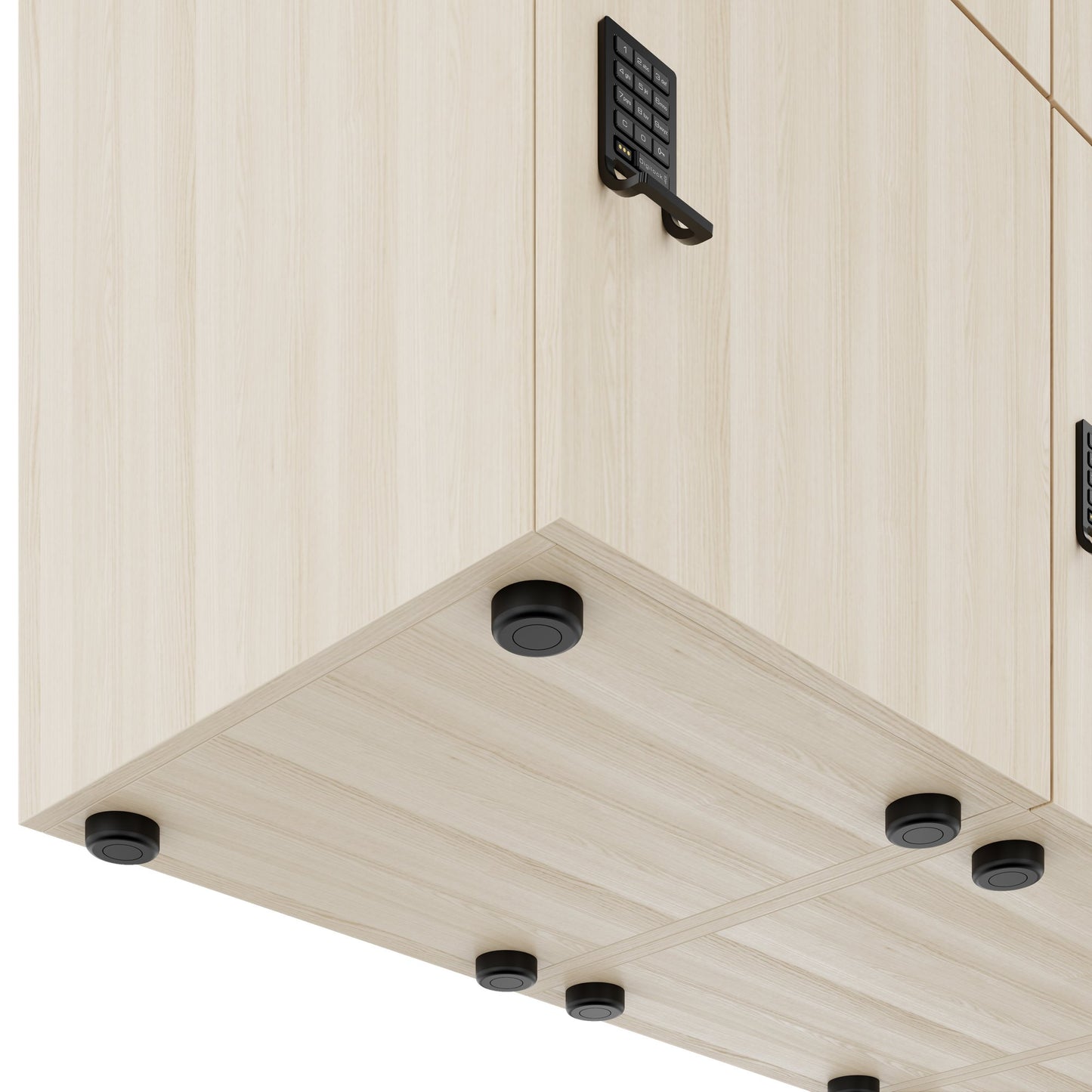 CHOICE Spind | 1800 x 1704 mm, 12 Schliessfächer, Blumenkästen, Sandesche