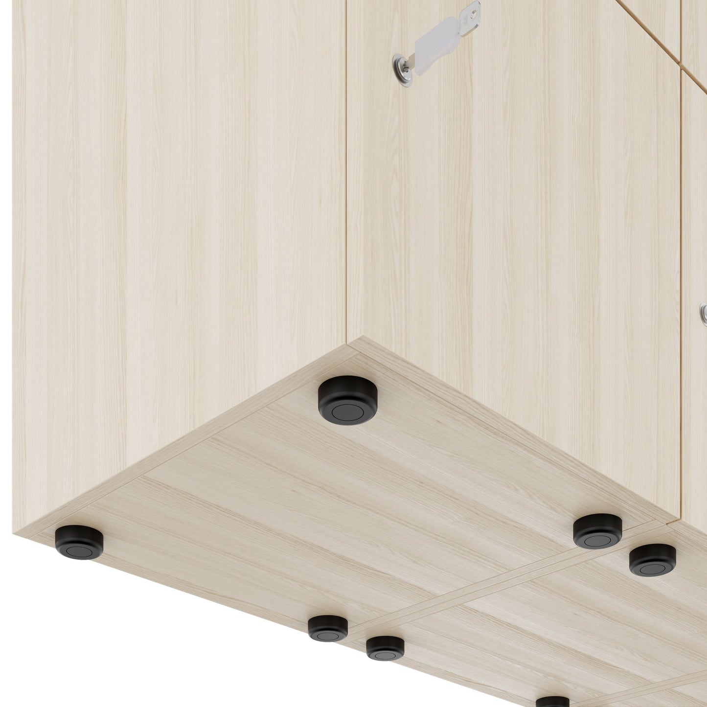 CHOICE Spind | 1800 x 1704 mm, 12 Schliessfächer, Blumenkästen, Sandesche