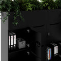 CHOICE Spind | 1800 x 1704 mm, 12 Schließfächer, Blumenkästen, Schwarz - 6 Thumbnail Image