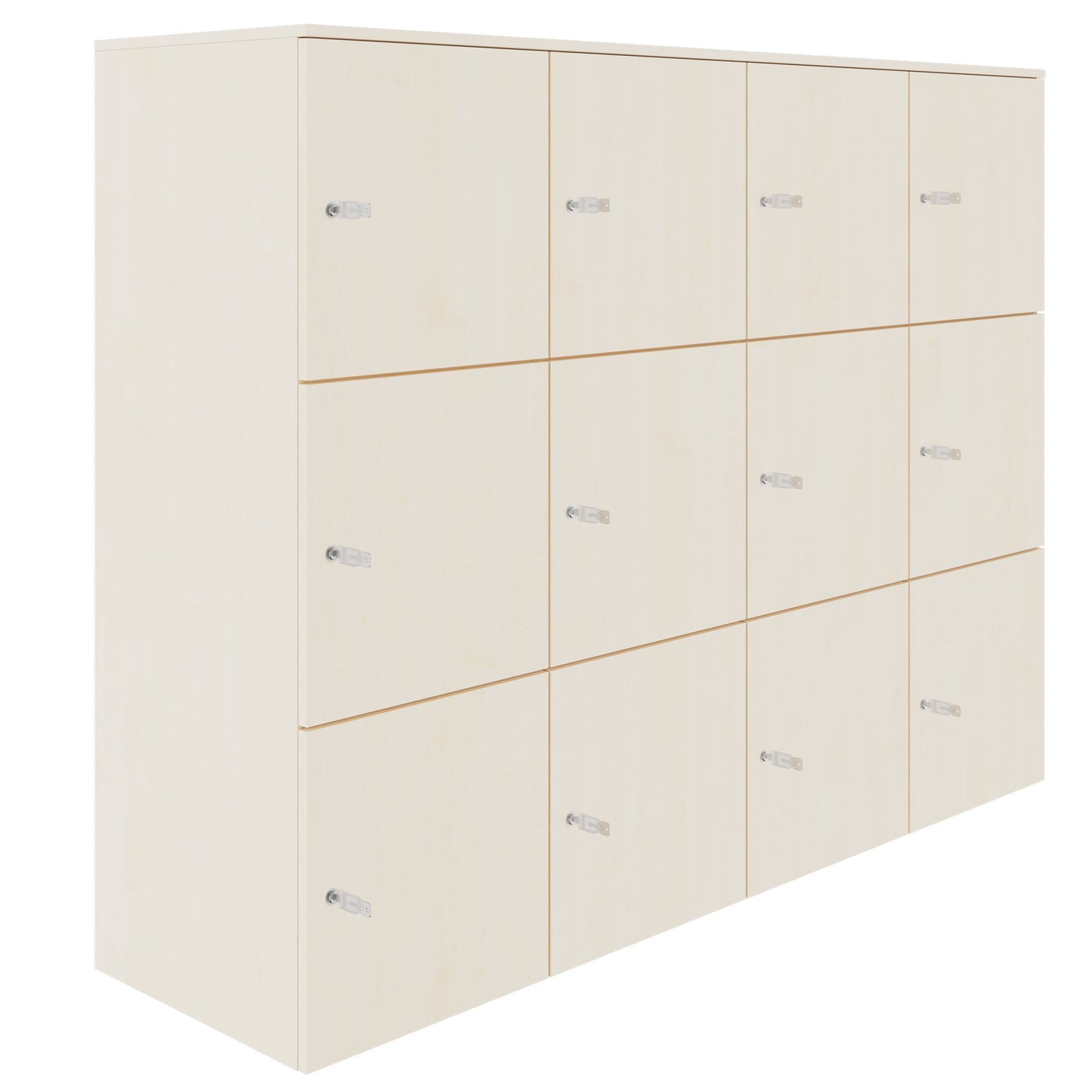 CHOICE Spind | 1804 x 1386 mm, 12 Schließfächer, Ahorn