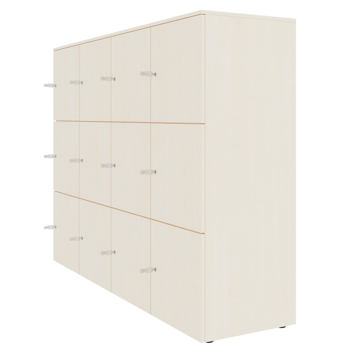 CHOICE Spind | 1804 x 1386 mm, 12 Schließfächer, Ahorn