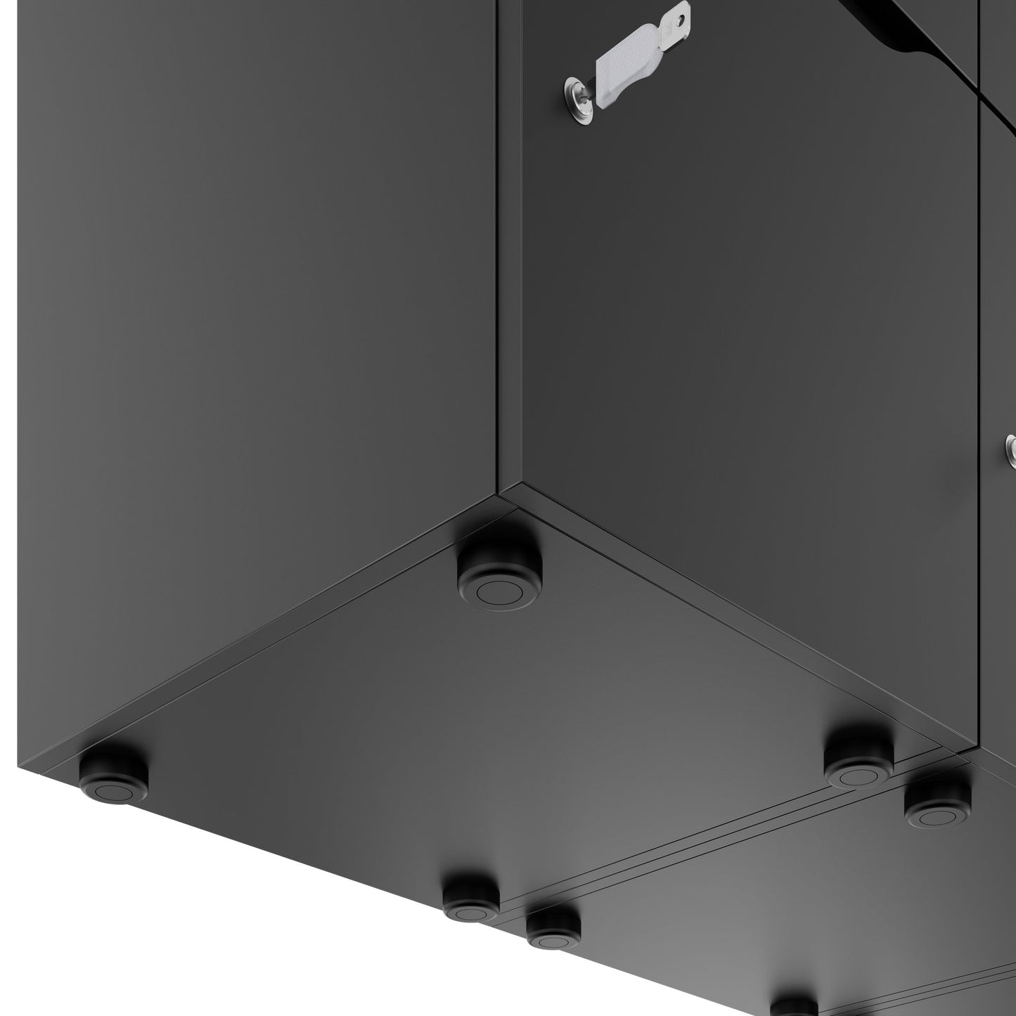 CHOICE Spind | 1804 x 1386 mm, 12 Schliessfächer, Anthrazit