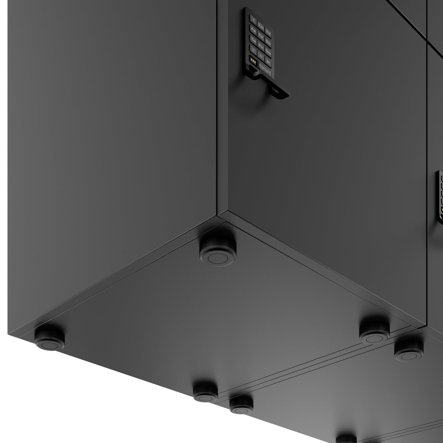 CHOICE Spind | 1804 x 1386 mm, 12 Schliessfächer, Anthrazit