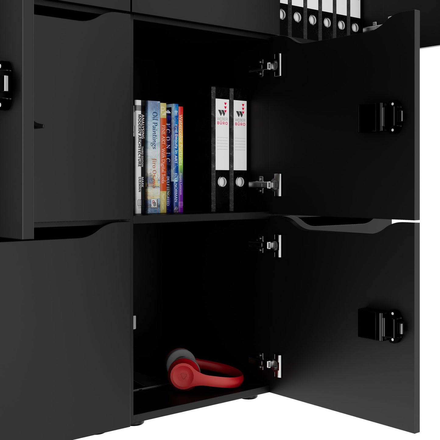 CHOICE Spind | 1804 x 1386 mm, 12 Schliessfächer, Anthrazit