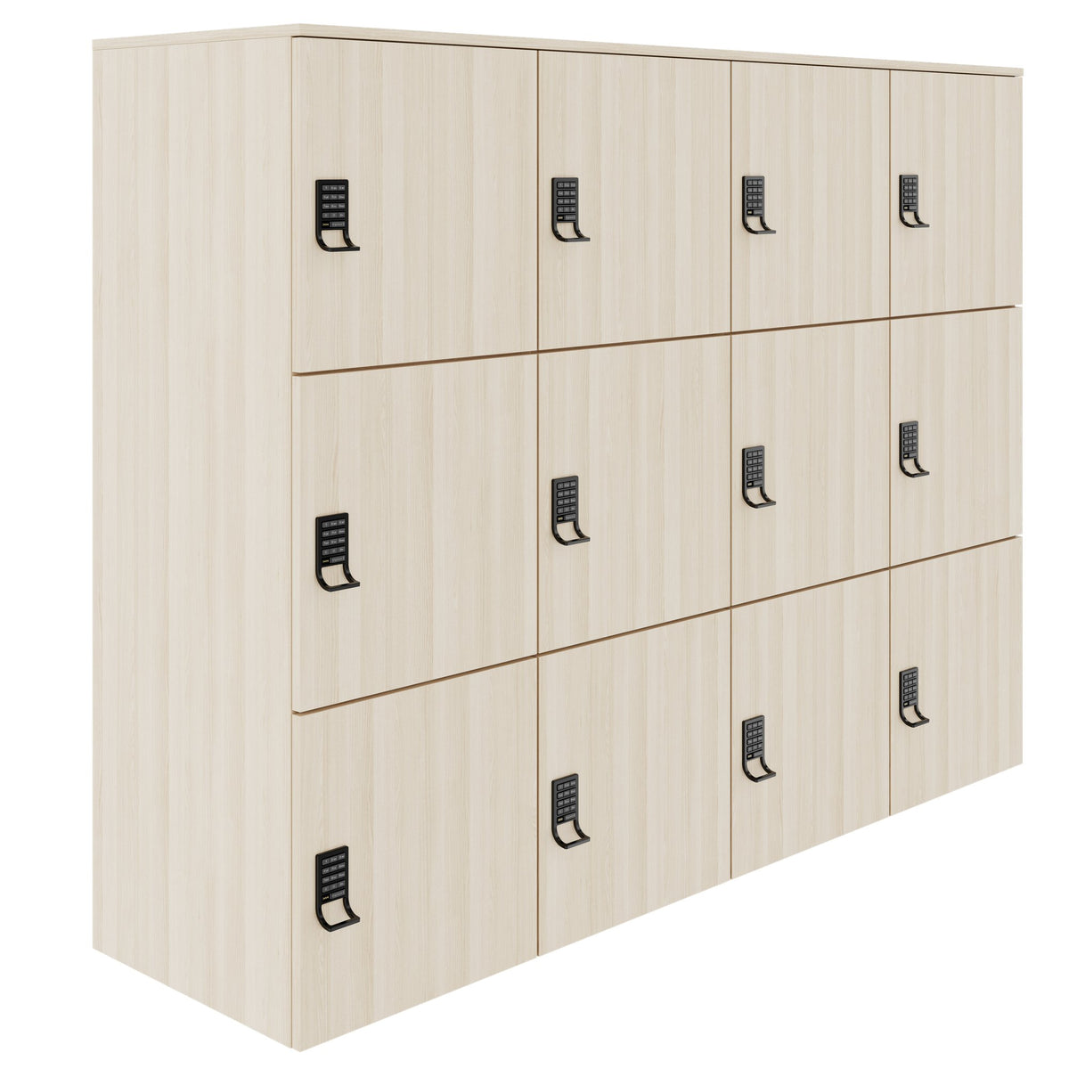 CHOICE locker | 1804 x 1386 mm, 12 lockers, sand ash - 1 Lightbox Main Image