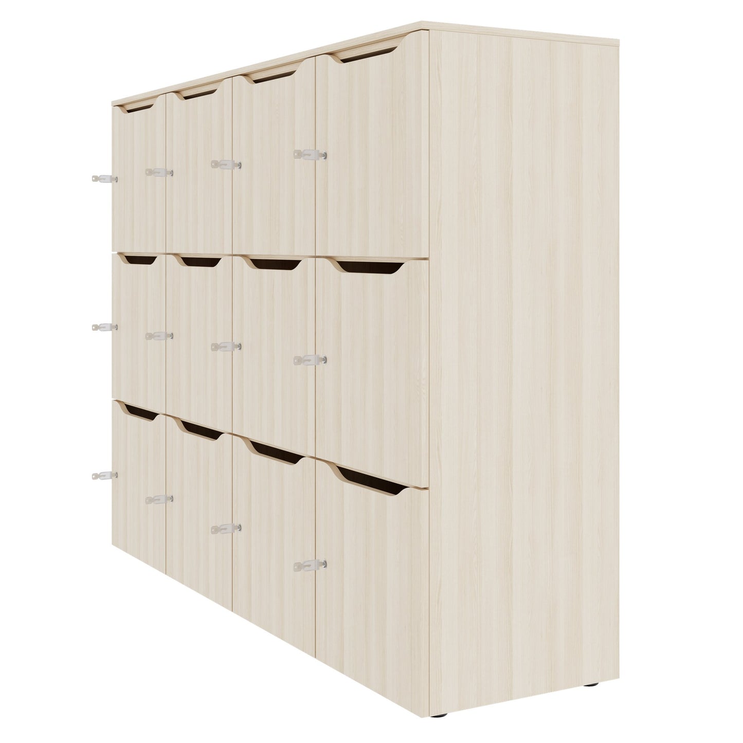 CHOICE Spind | 1804 x 1386 mm, 12 Schließfächer, Sandesche