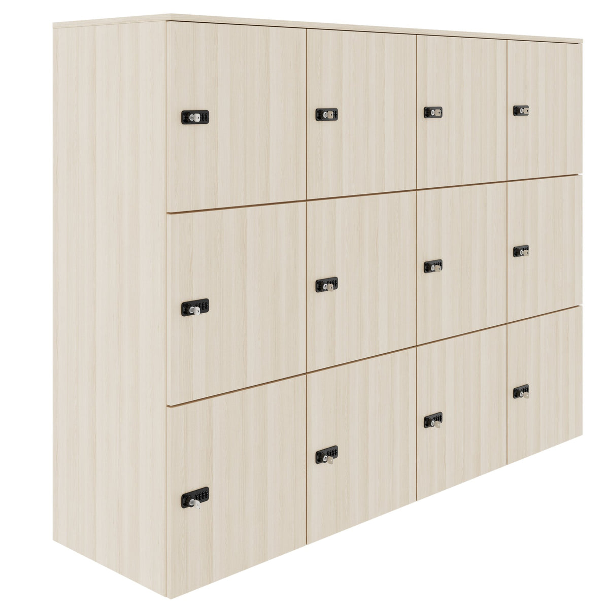 CHOICE locker | 1804 x 1386 mm, 12 lockers, sand ash - 5 Lightbox Main Image