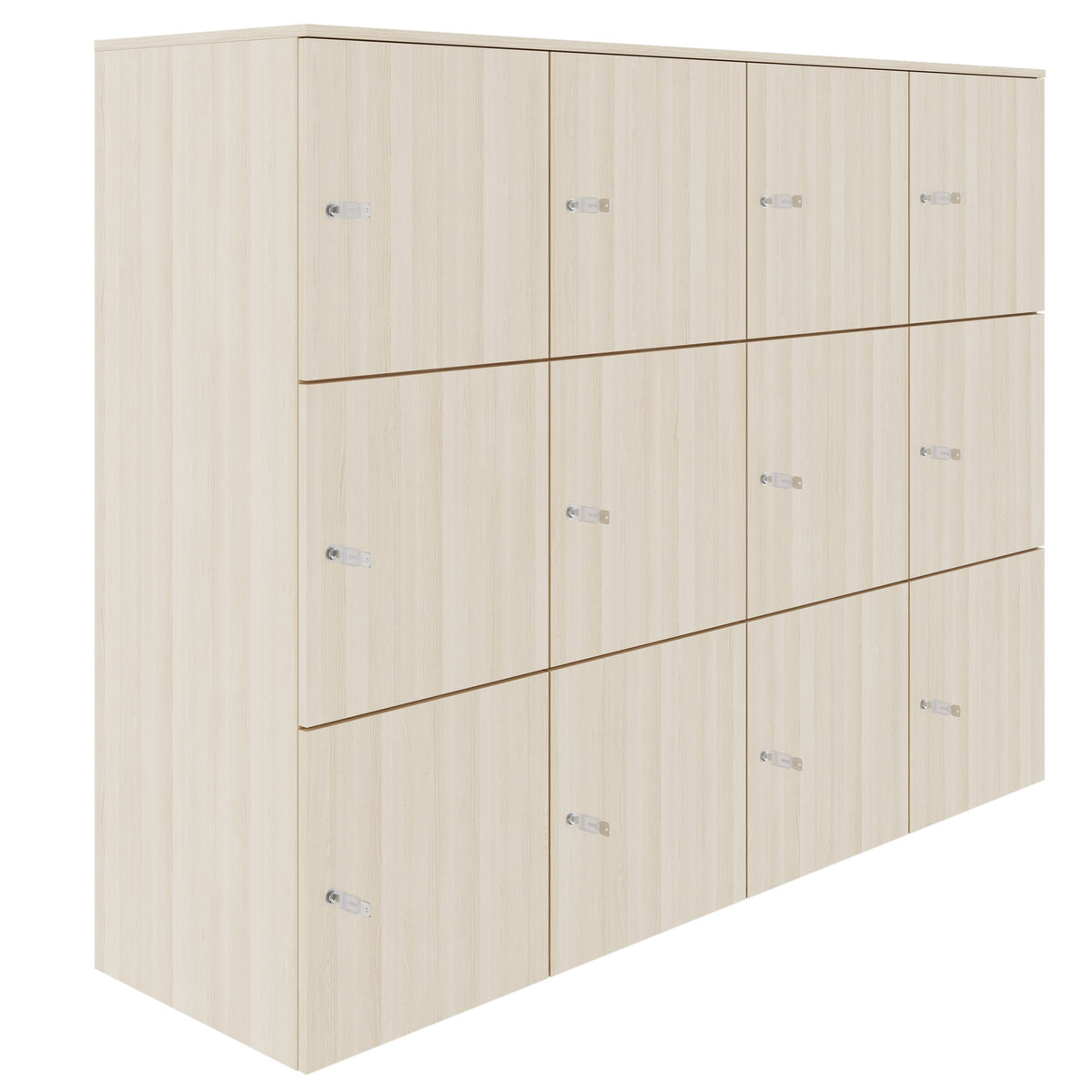 CHOICE locker | 1804 x 1386 mm, 12 lockers, sand ash - 3 Lightbox Main Image