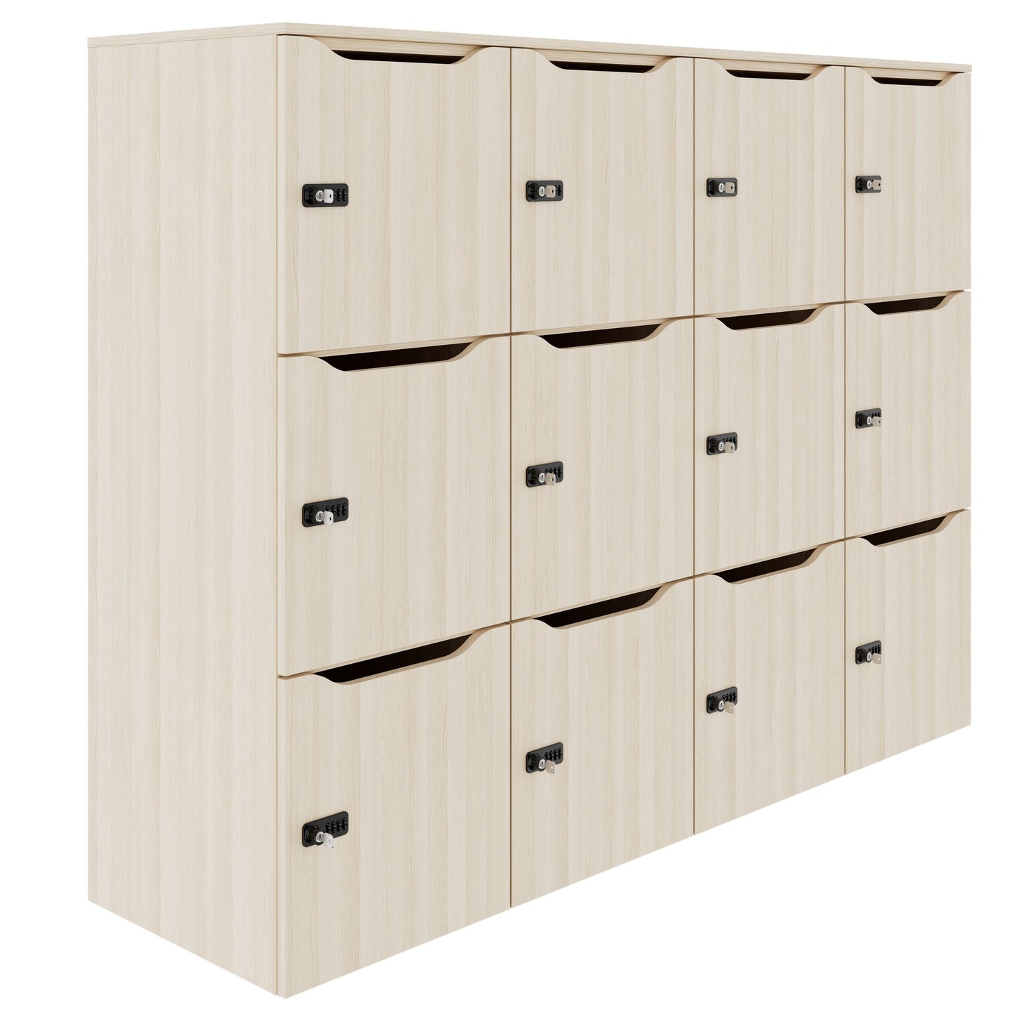 CHOICE Spind | 1804 x 1386 mm, 12 Schließfächer, Sandesche