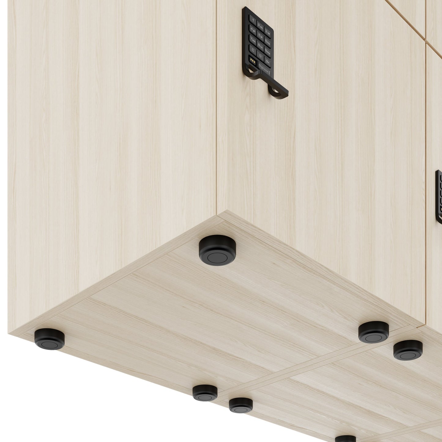 CHOICE Spind | 1804 x 1386 mm, 12 Schließfächer, Sandesche