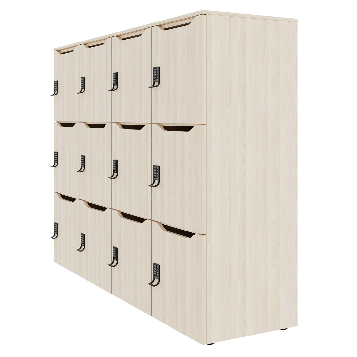 CHOICE Spind | 1804 x 1386 mm, 12 Schließfächer, Sandesche