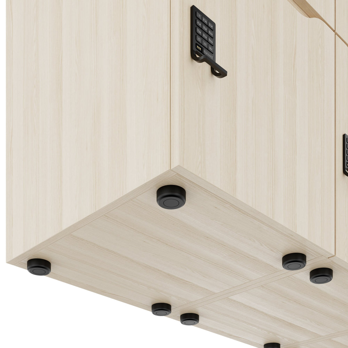 CHOICE locker | 1804 x 1386 mm, 12 lockers, sand ash - 7 Lightbox Main Image