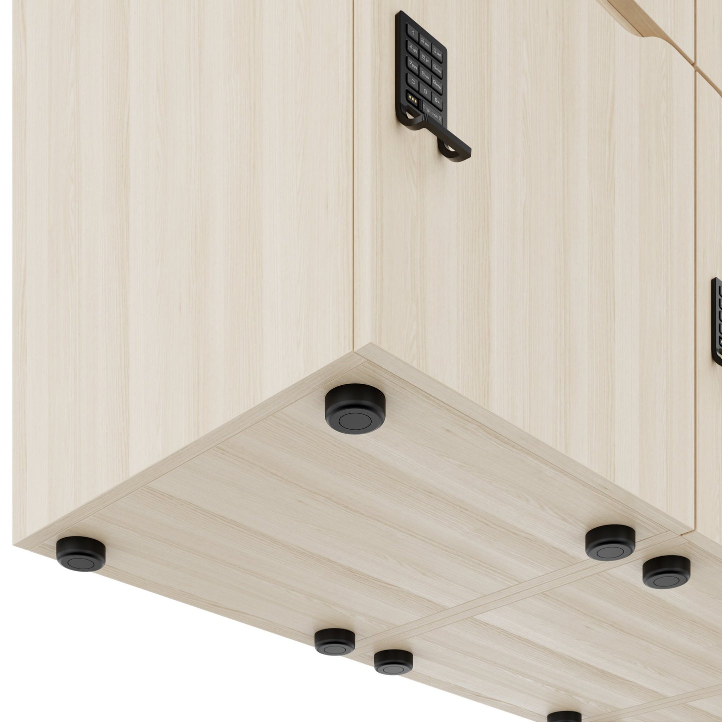 CHOICE Spind | 1804 x 1386 mm, 12 Schließfächer, Sandesche