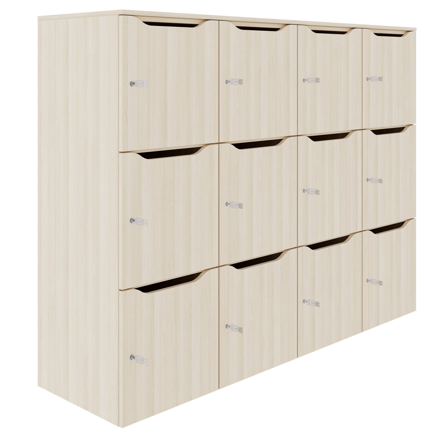 CHOICE Spind | 1804 x 1386 mm, 12 Schließfächer, Sandesche