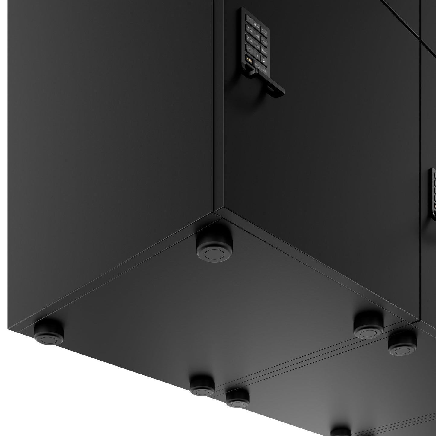 CHOICE Spind | 1804 x 1386 mm, 12 Schliessfächer, Schwarz