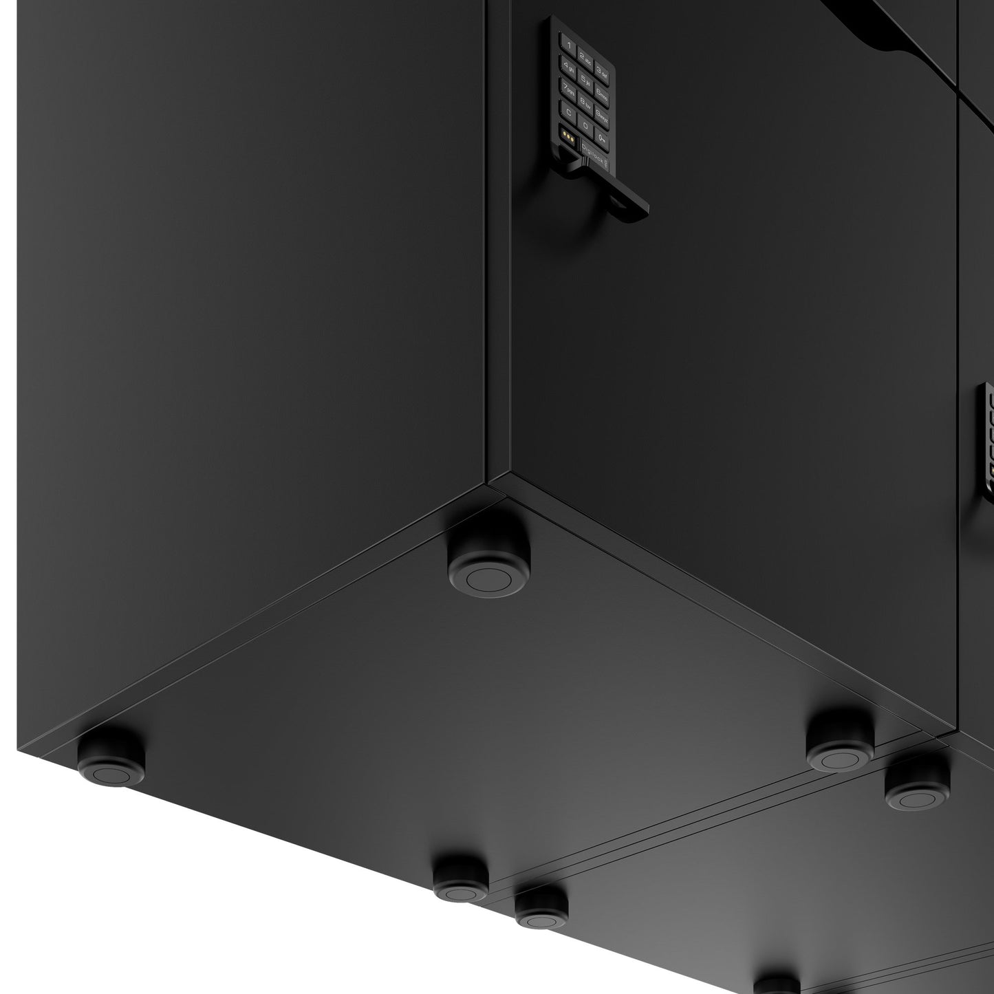 CHOICE Spind | 1804 x 1386 mm, 12 Schliessfächer, Schwarz