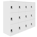 CHOICE Spind | 1804 x 1386 mm, 12 Schließfächer, Weiß - 1 Thumbnail Image