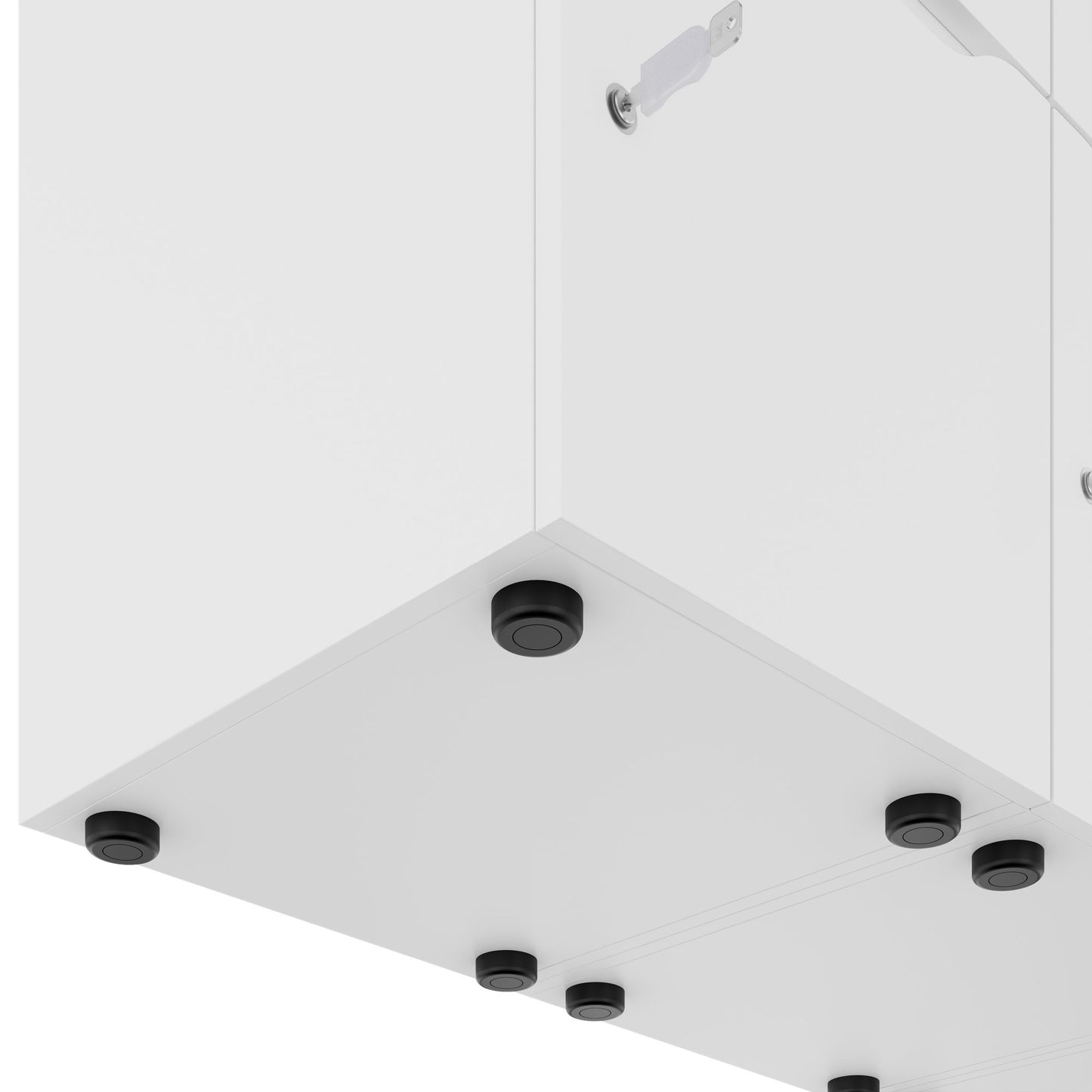 CHOICE Spind | 1804 x 1386 mm, 12 Schliessfächer, Weiss