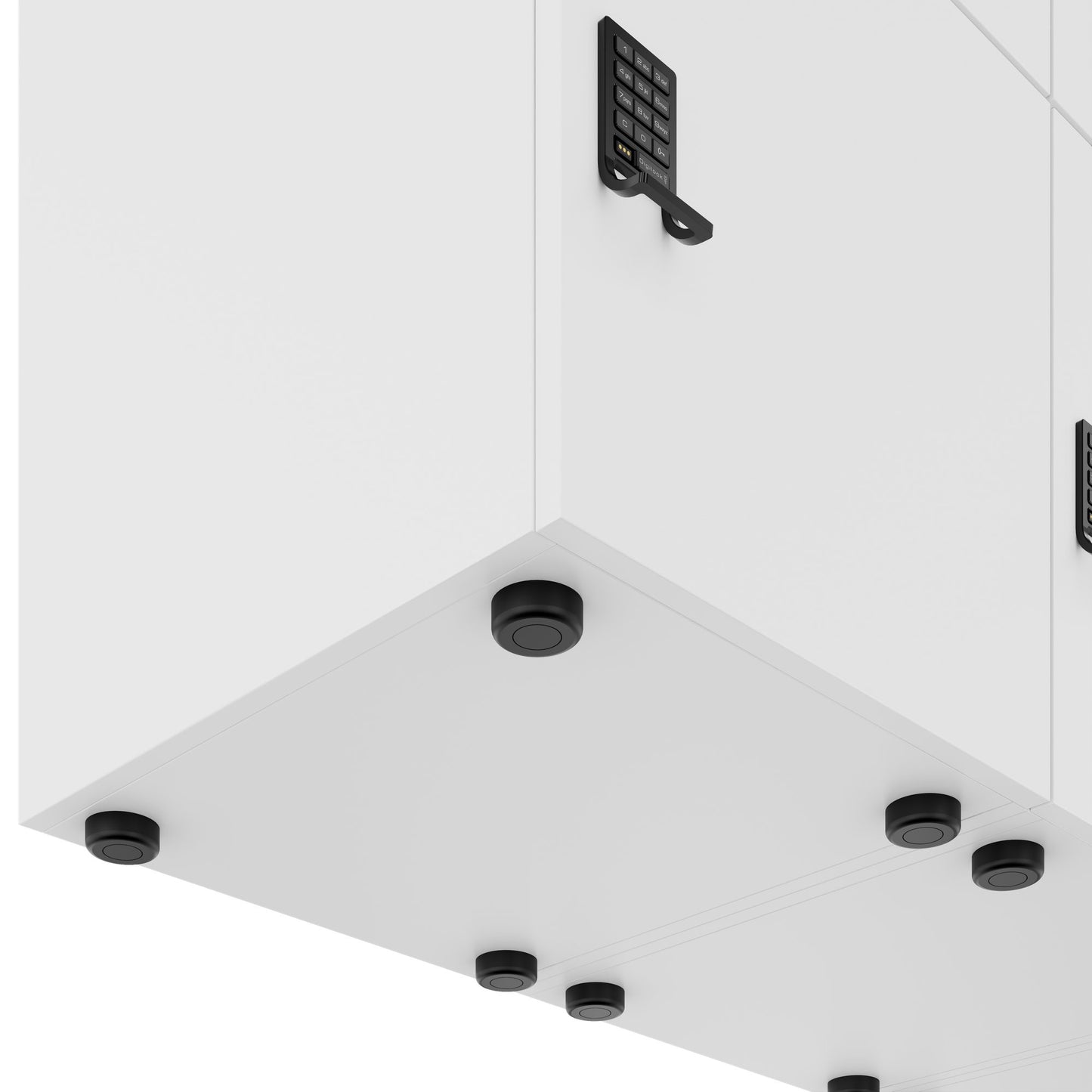 CHOICE Spind | 1804 x 1386 mm, 12 Schliessfächer, Weiss