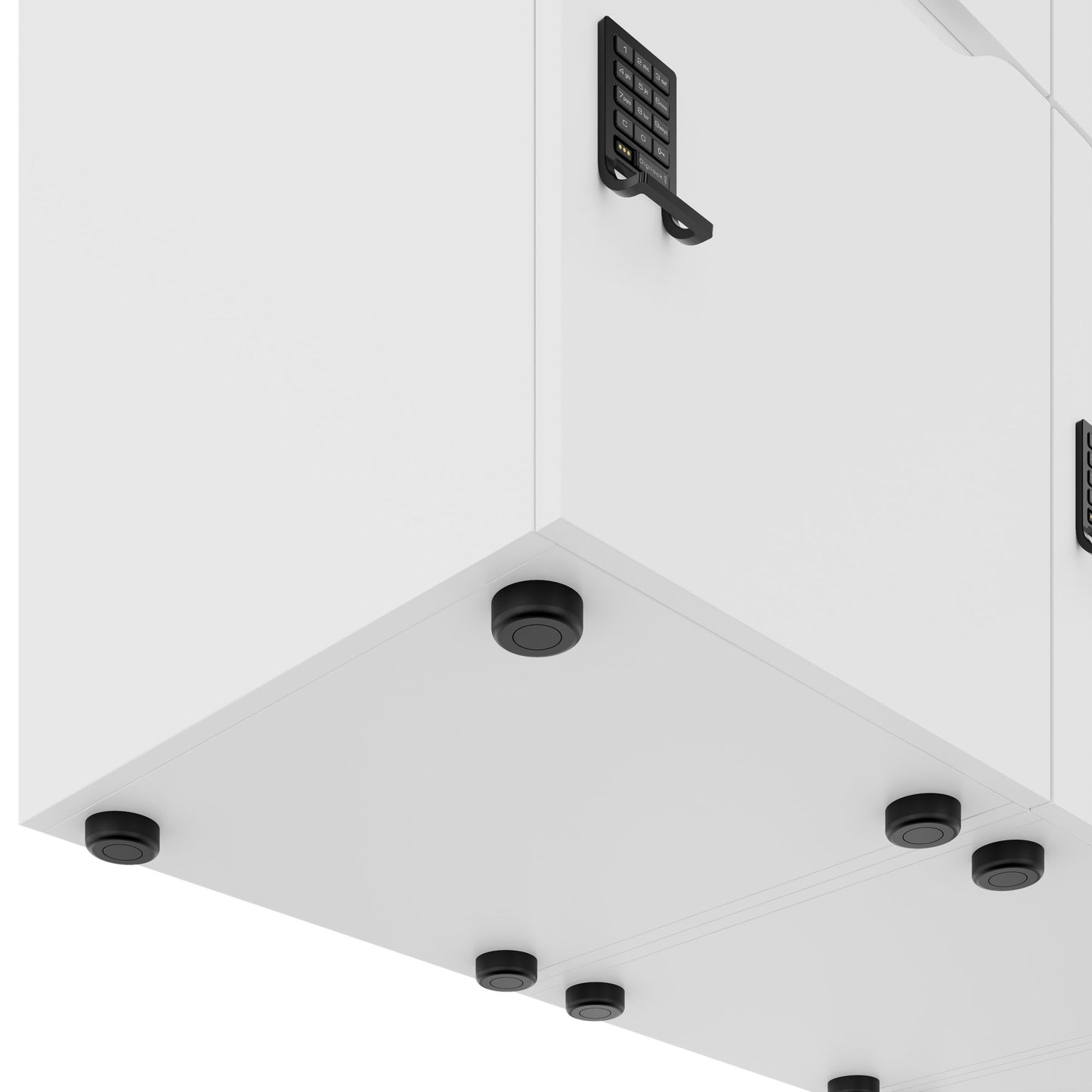 CHOICE Spind | 1804 x 1386 mm, 12 Schliessfächer, Weiss