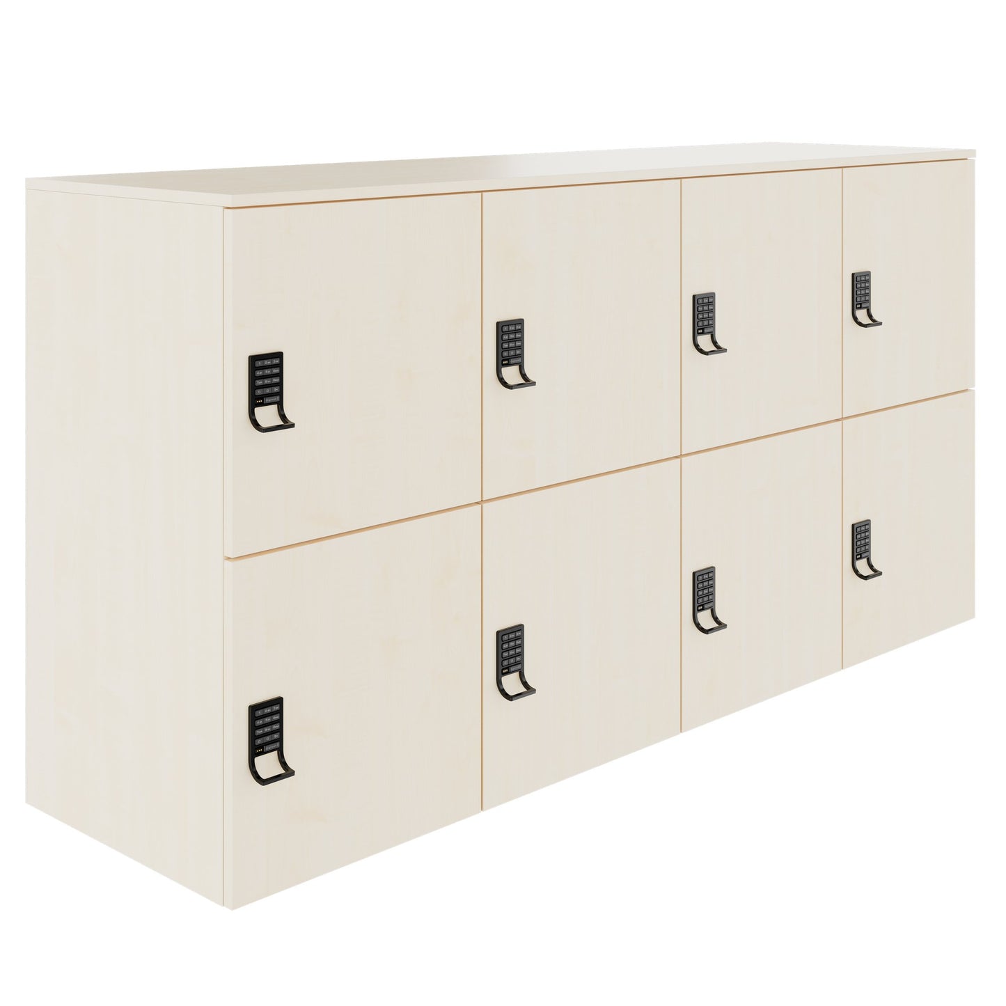 CHOICE Locker | 1804 x 936 mm, 8 lockers, maple