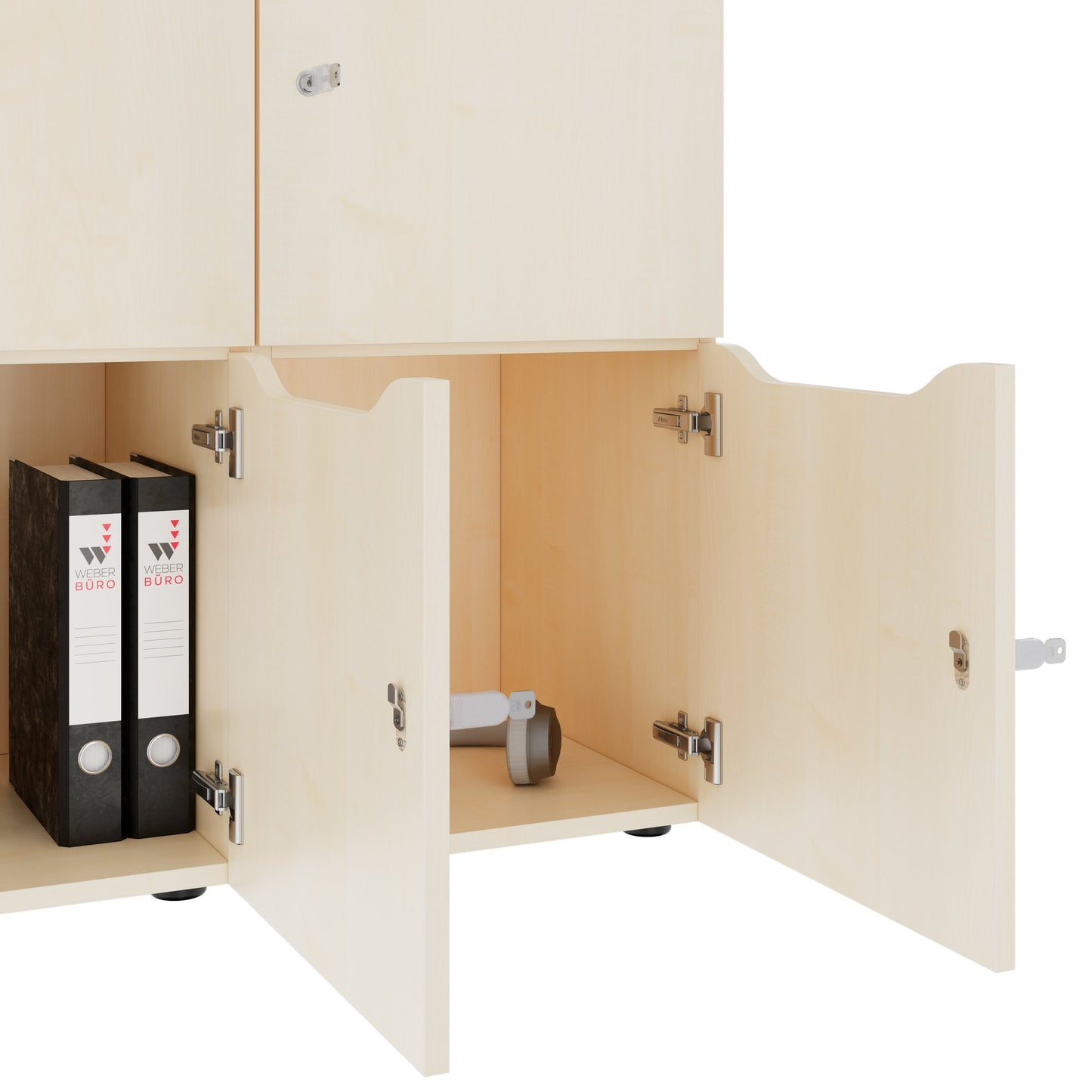 CHOICE Locker | 1804 x 936 mm, 8 lockers, maple