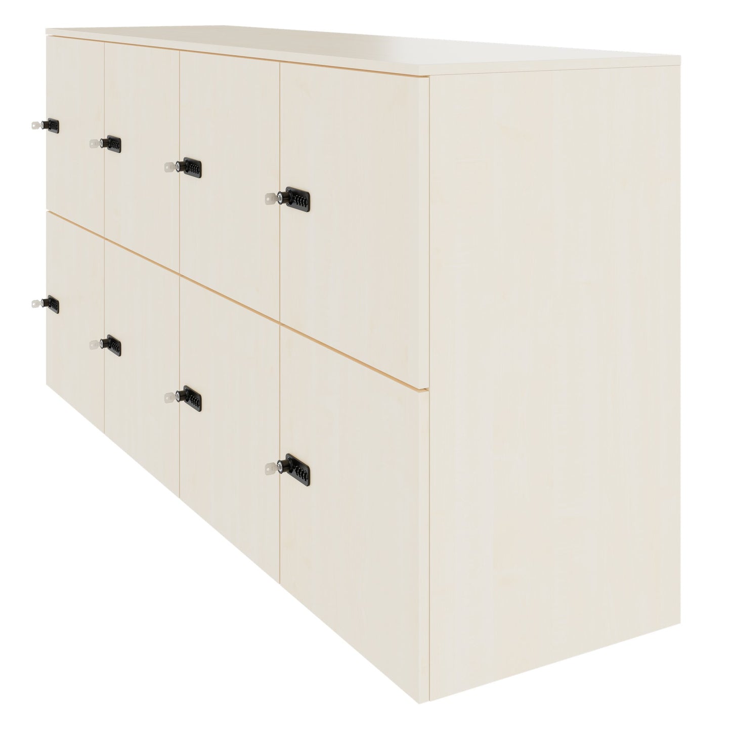 CHOICE Locker | 1804 x 936 mm, 8 lockers, maple
