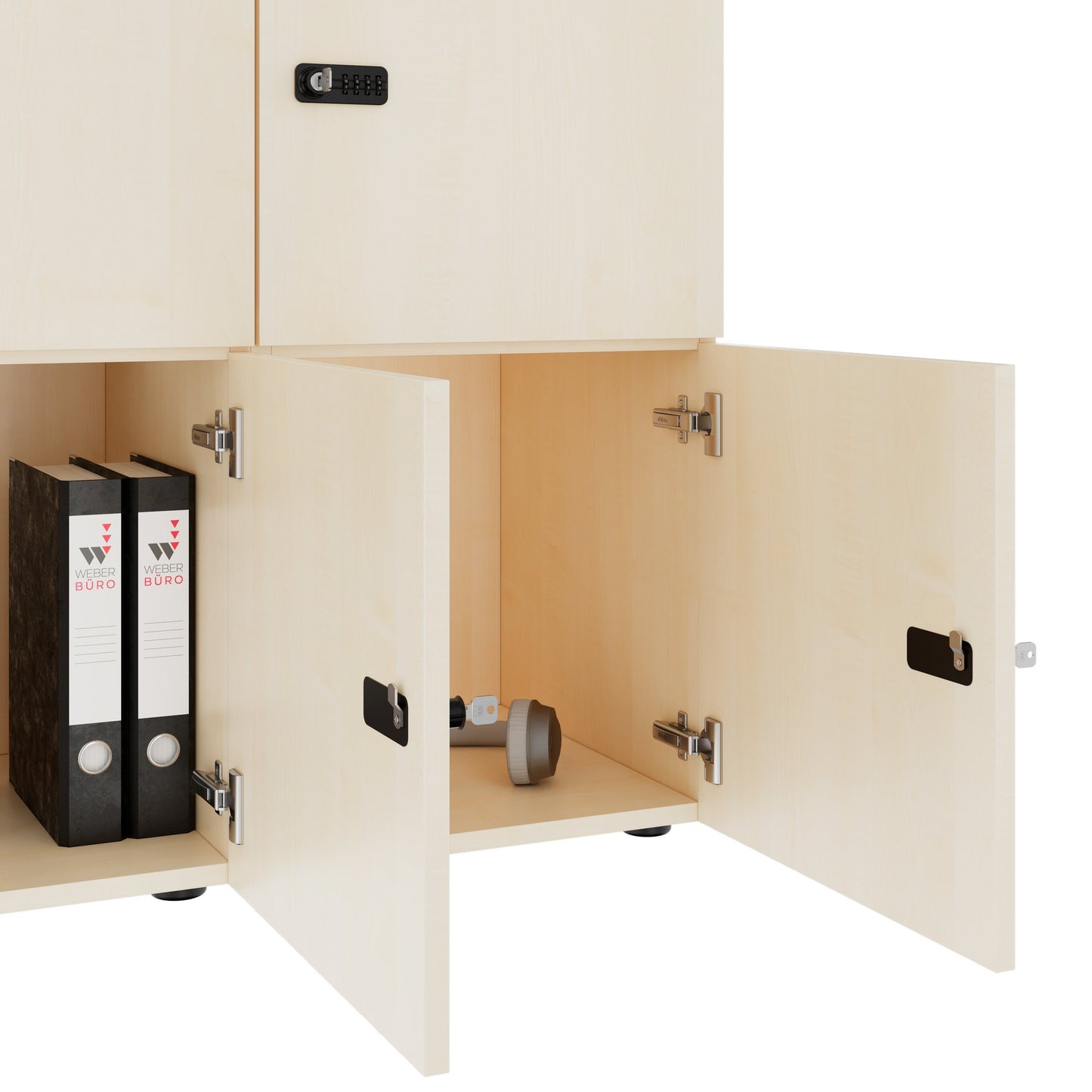 CHOICE Locker | 1804 x 936 mm, 8 lockers, maple