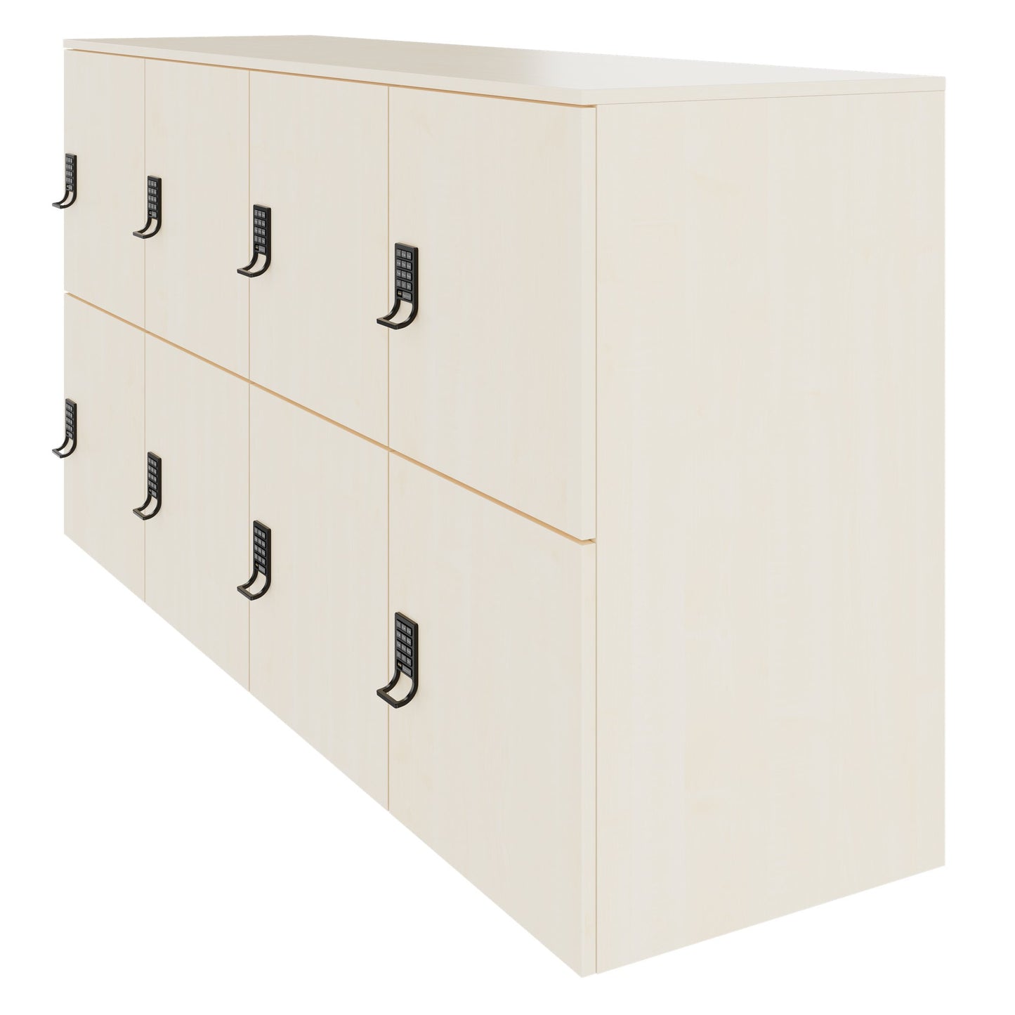 CHOICE Locker | 1804 x 936 mm, 8 lockers, maple