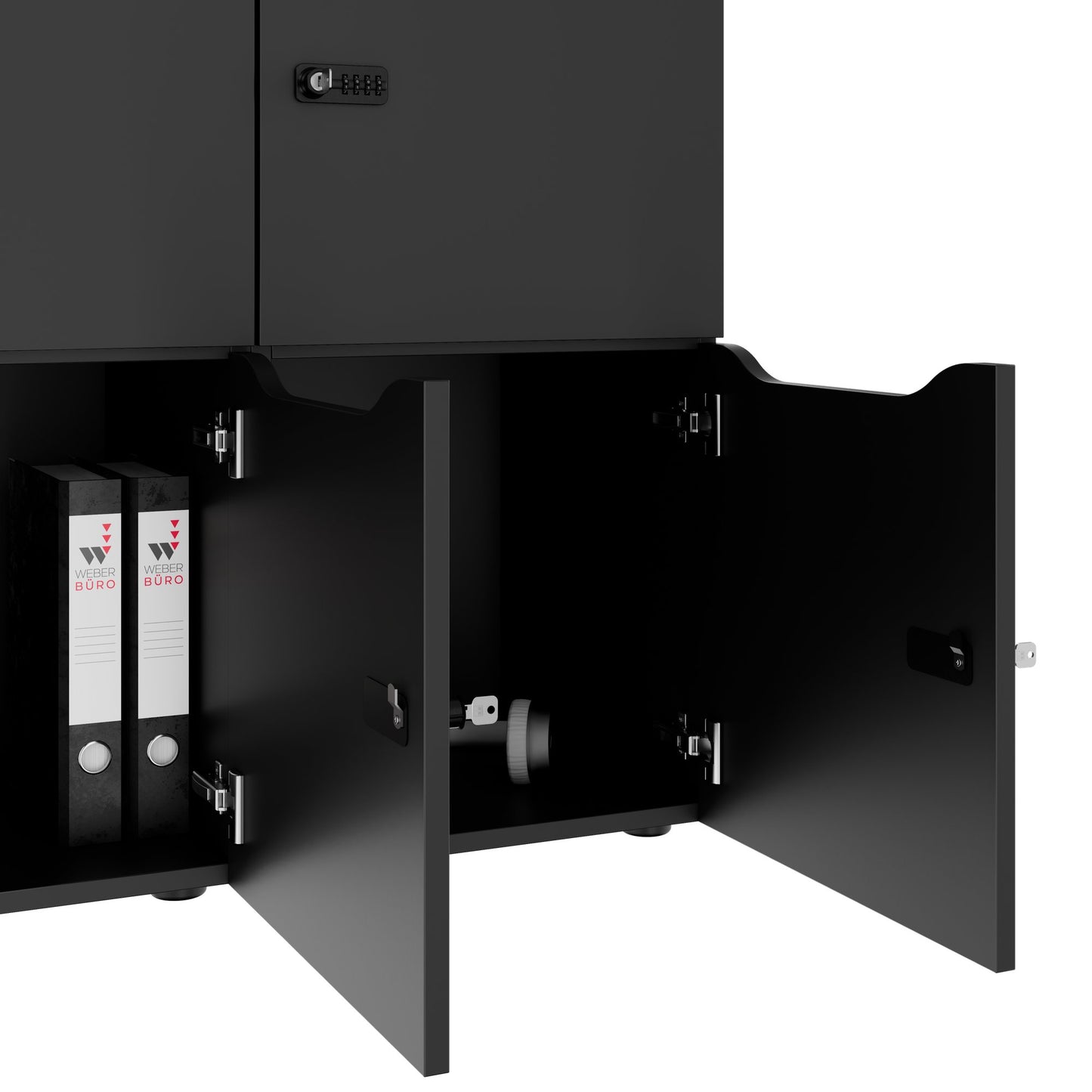 CHOICE Locker | 1804 x 936 mm, 8 lockers, anthracite