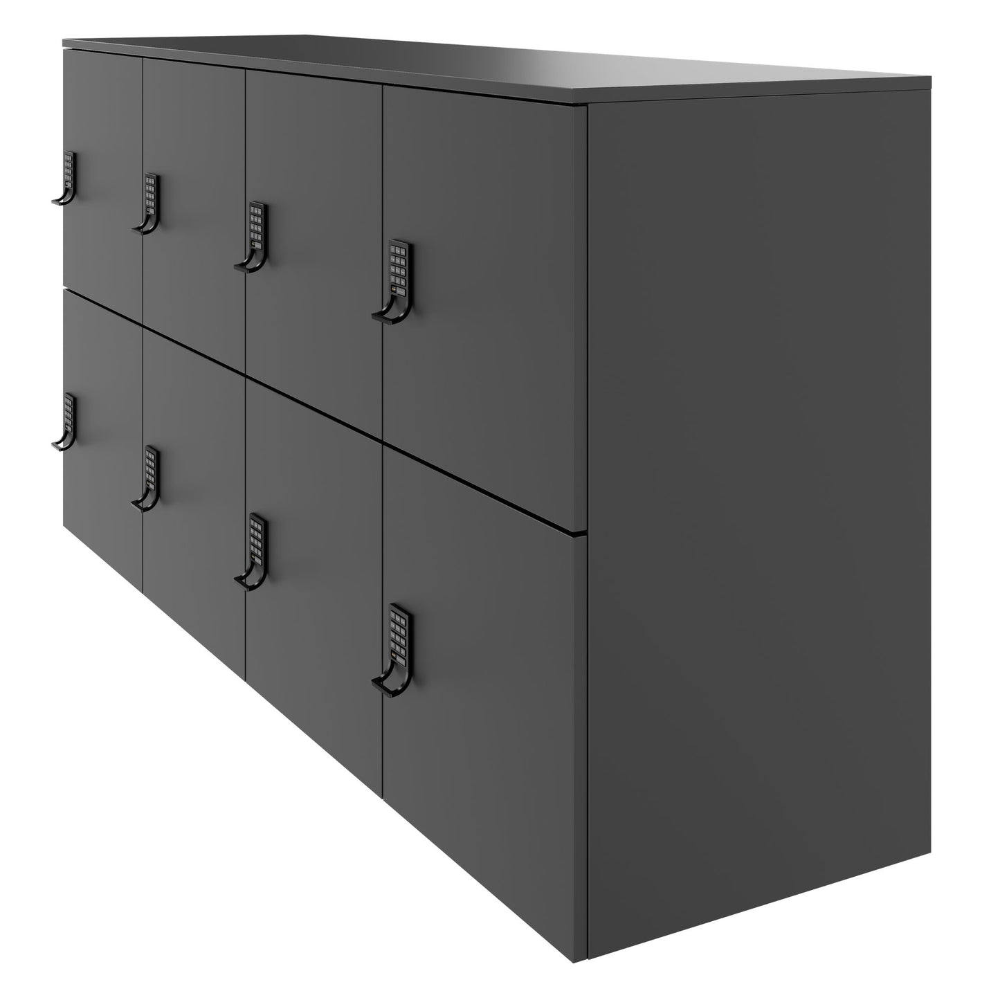 CHOICE Locker | 1804 x 936 mm, 8 lockers, anthracite