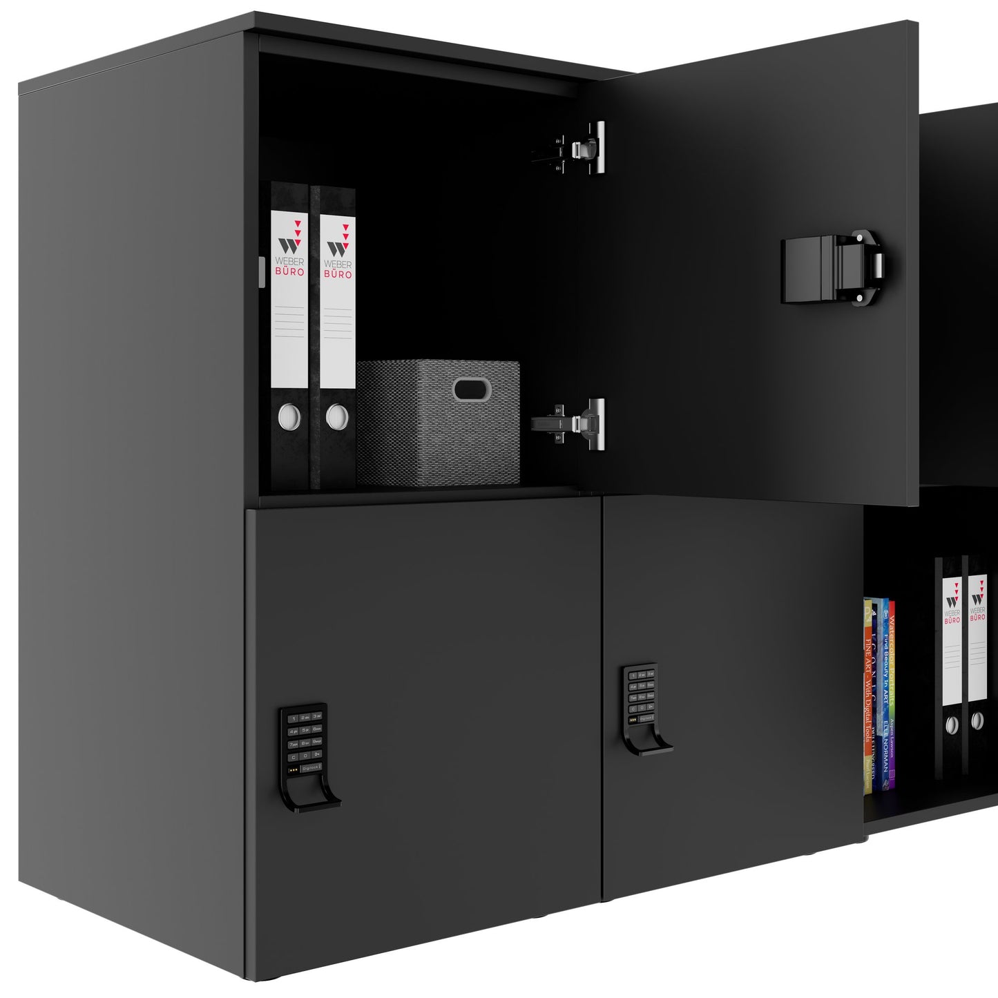 CHOICE Locker | 1804 x 936 mm, 8 lockers, anthracite