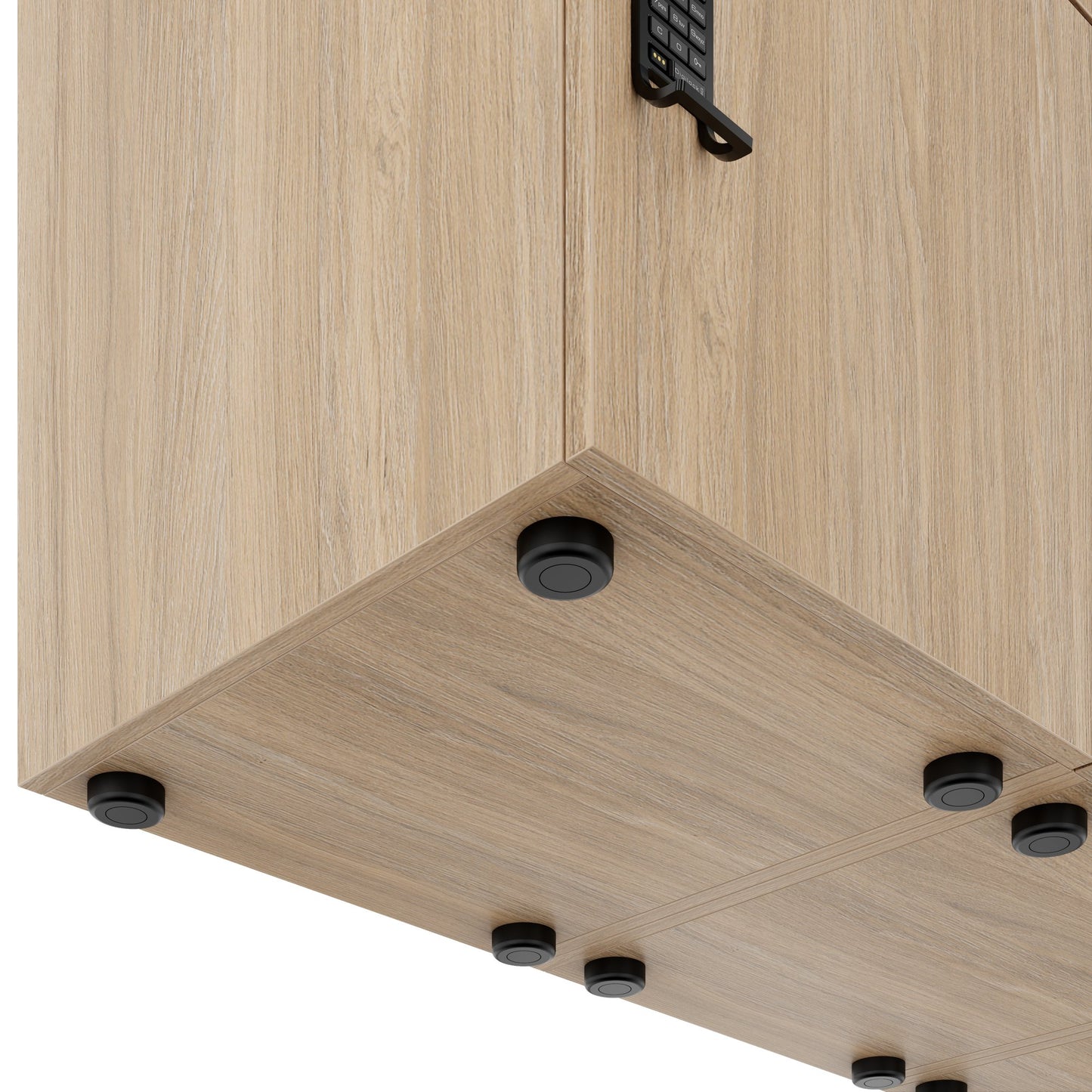 CHOICE Spind | 1804 x 936 mm, 8 Schließfächer, Bernsteineiche