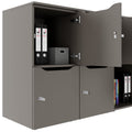 Armoire CHOICE | 1804 x 936 mm, 8 casiers, gris cubanite - 5 Thumbnail Image