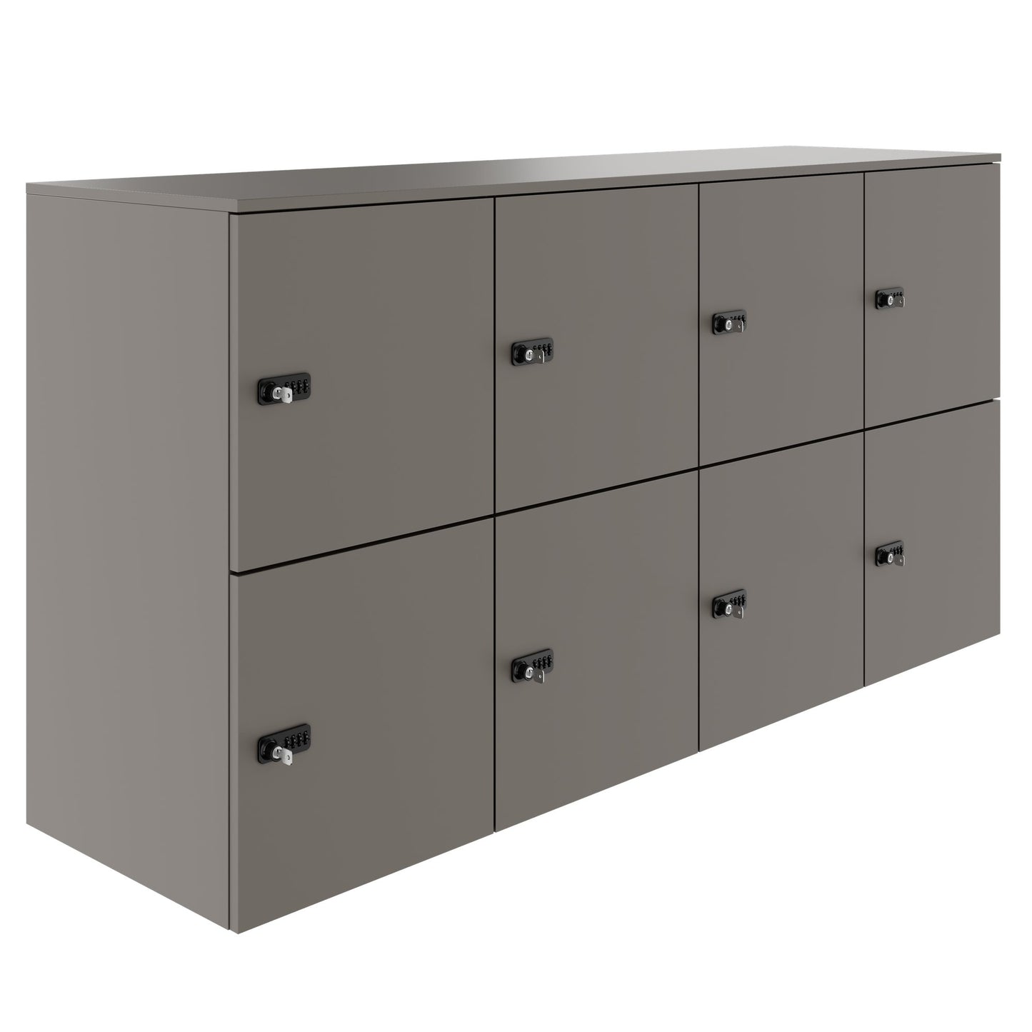 CHOICE locker | 1804 x 936 mm, 8 lockers, Cubanite gray