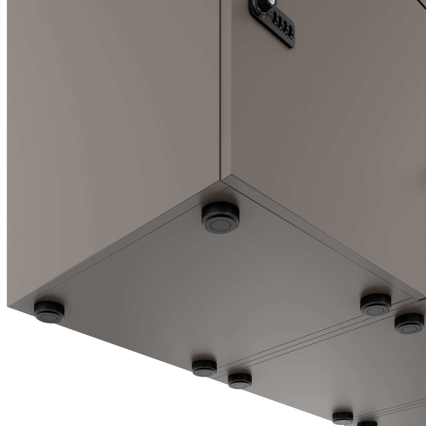 CHOICE locker | 1804 x 936 mm, 8 lockers, Cubanite gray