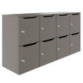 Armoire CHOICE | 1804 x 936 mm, 8 casiers, gris cubanite - 1 Thumbnail Image