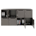Armoire CHOICE | 1804 x 936 mm, 8 casiers, gris cubanite - 2 Thumbnail Image