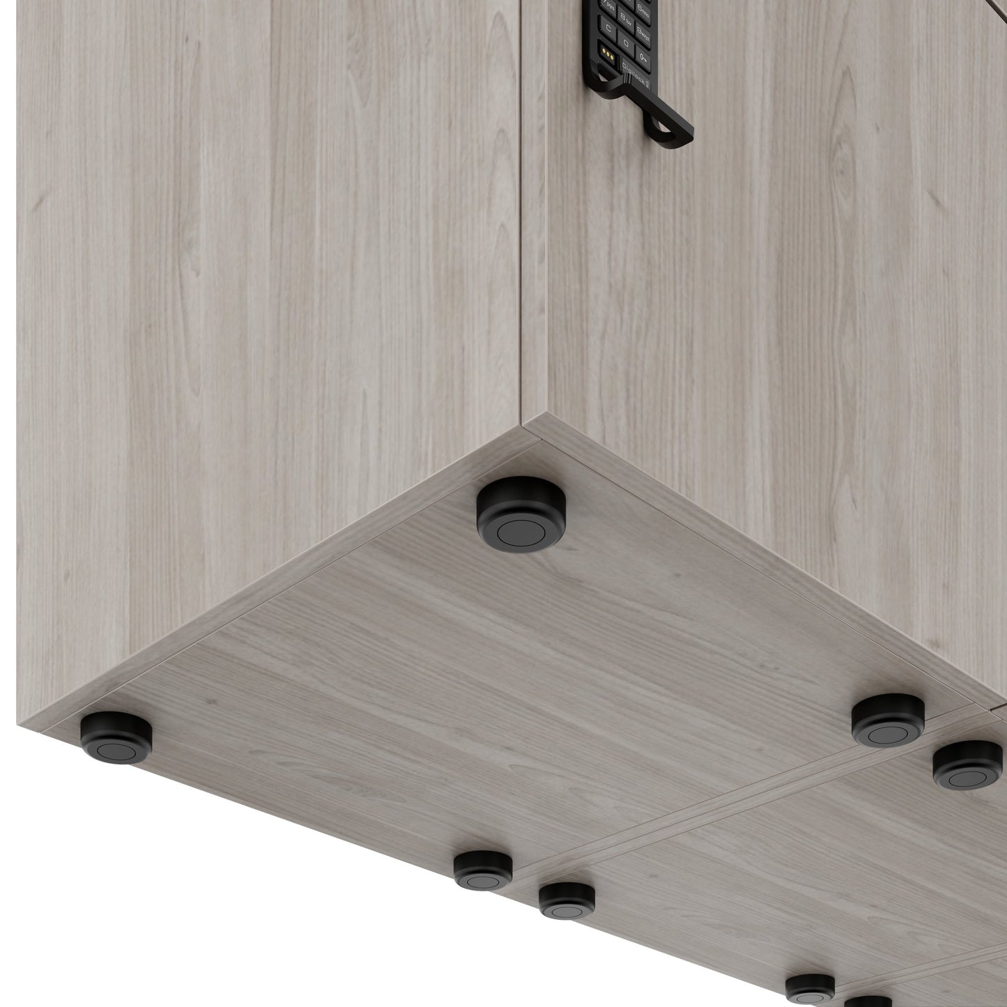 Armadietto CHOICE | 1804 x 936 mm, 8 scomparti, rovere nordico grigio