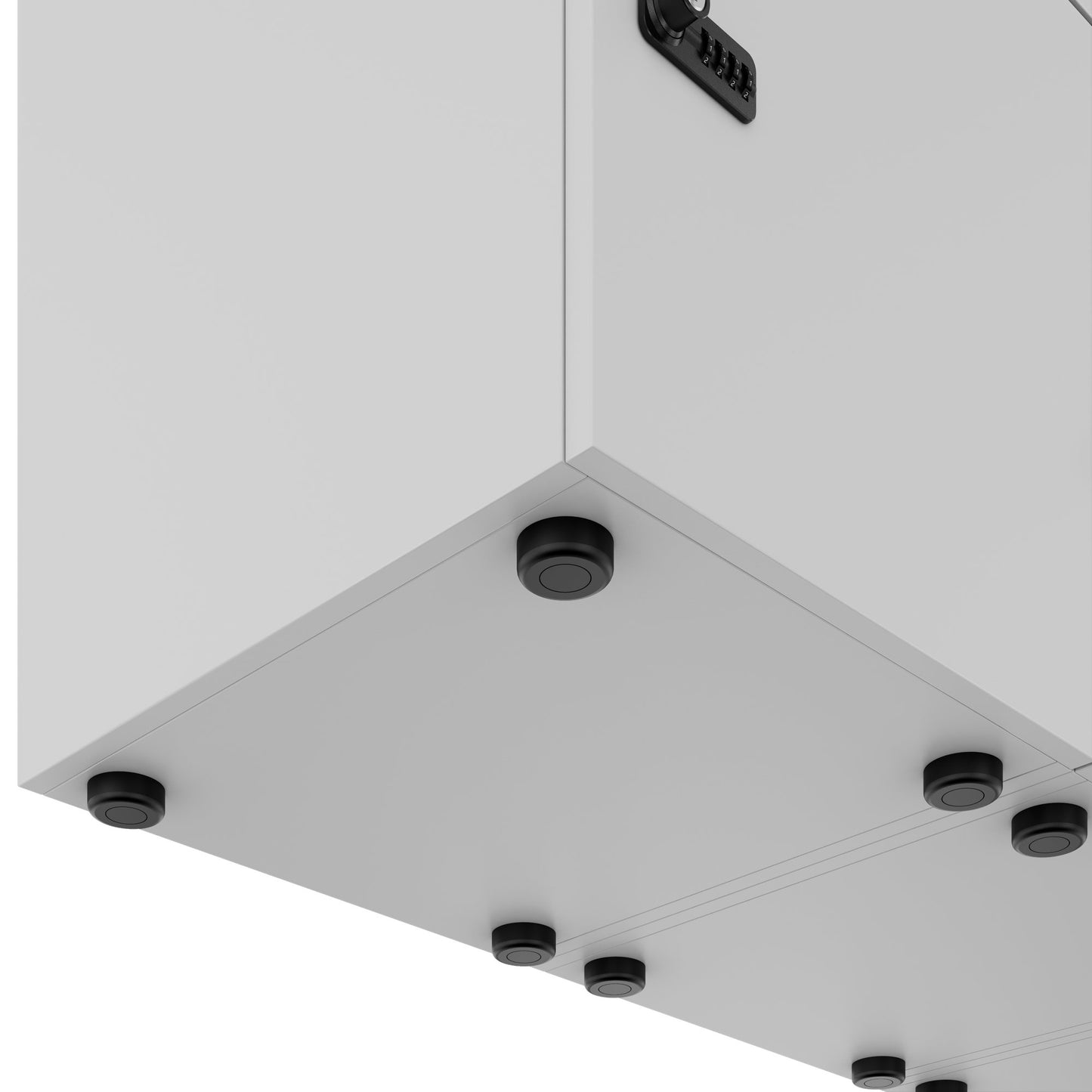 CHOICE Spind | 1804 x 936 mm, 8 Schließfächer, Perlgrau